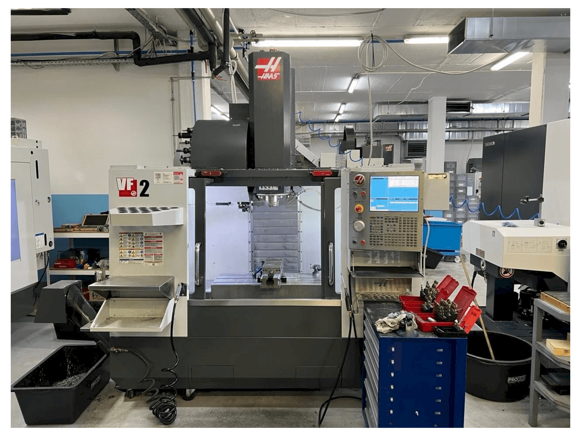 HAAS VF-2-maskinen framifrån