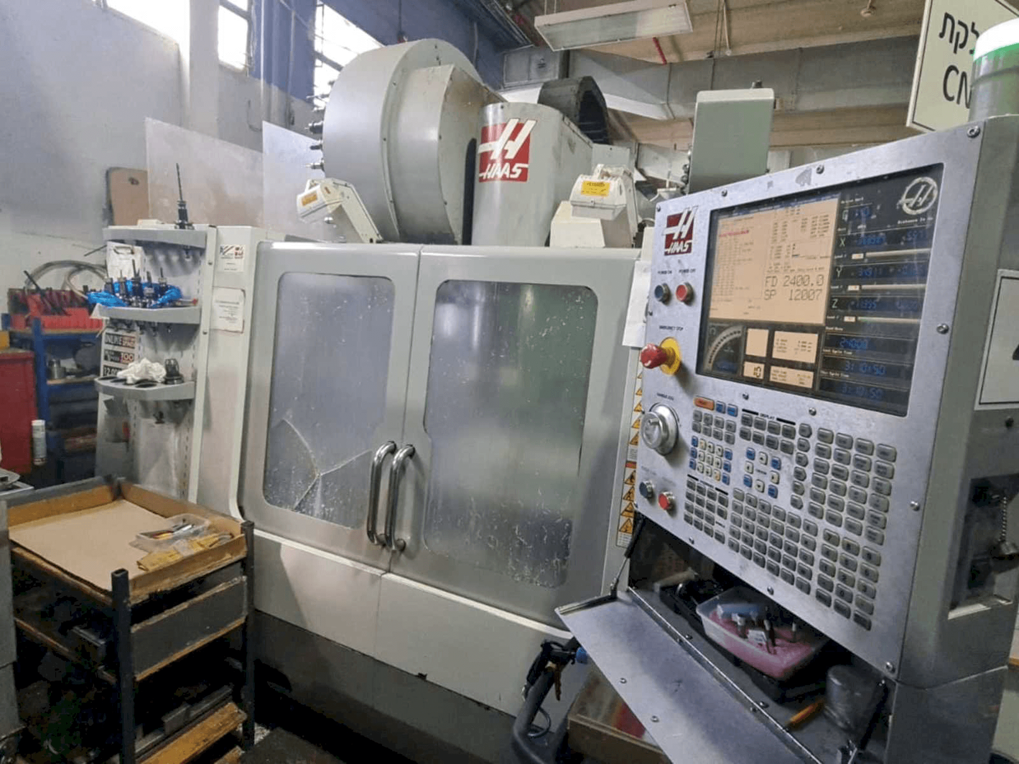 HAAS VF-3SS-maskinen framifrån