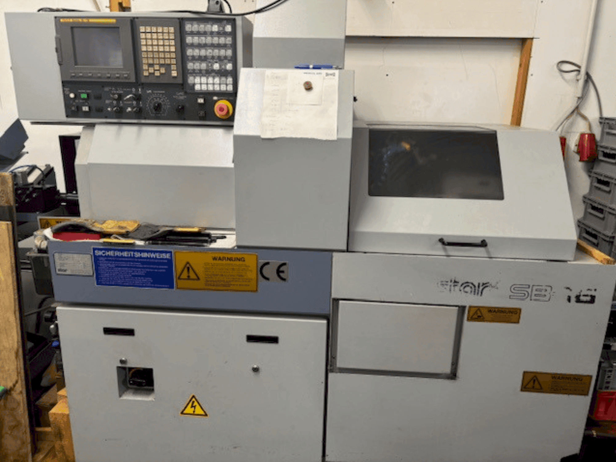 Star SB-16-maskinen framifrån