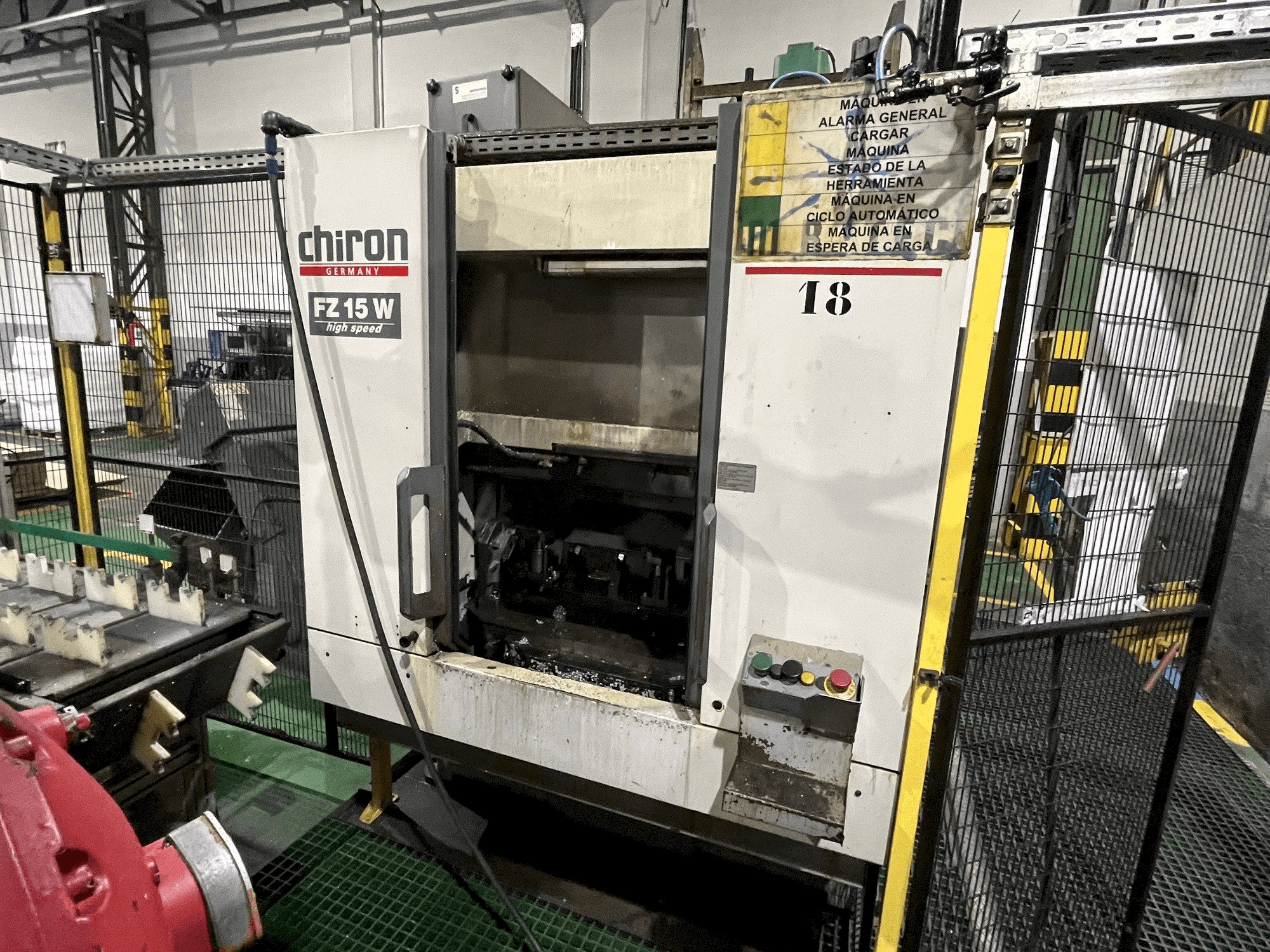 CHIRON FZ15W-maskinen framifrån