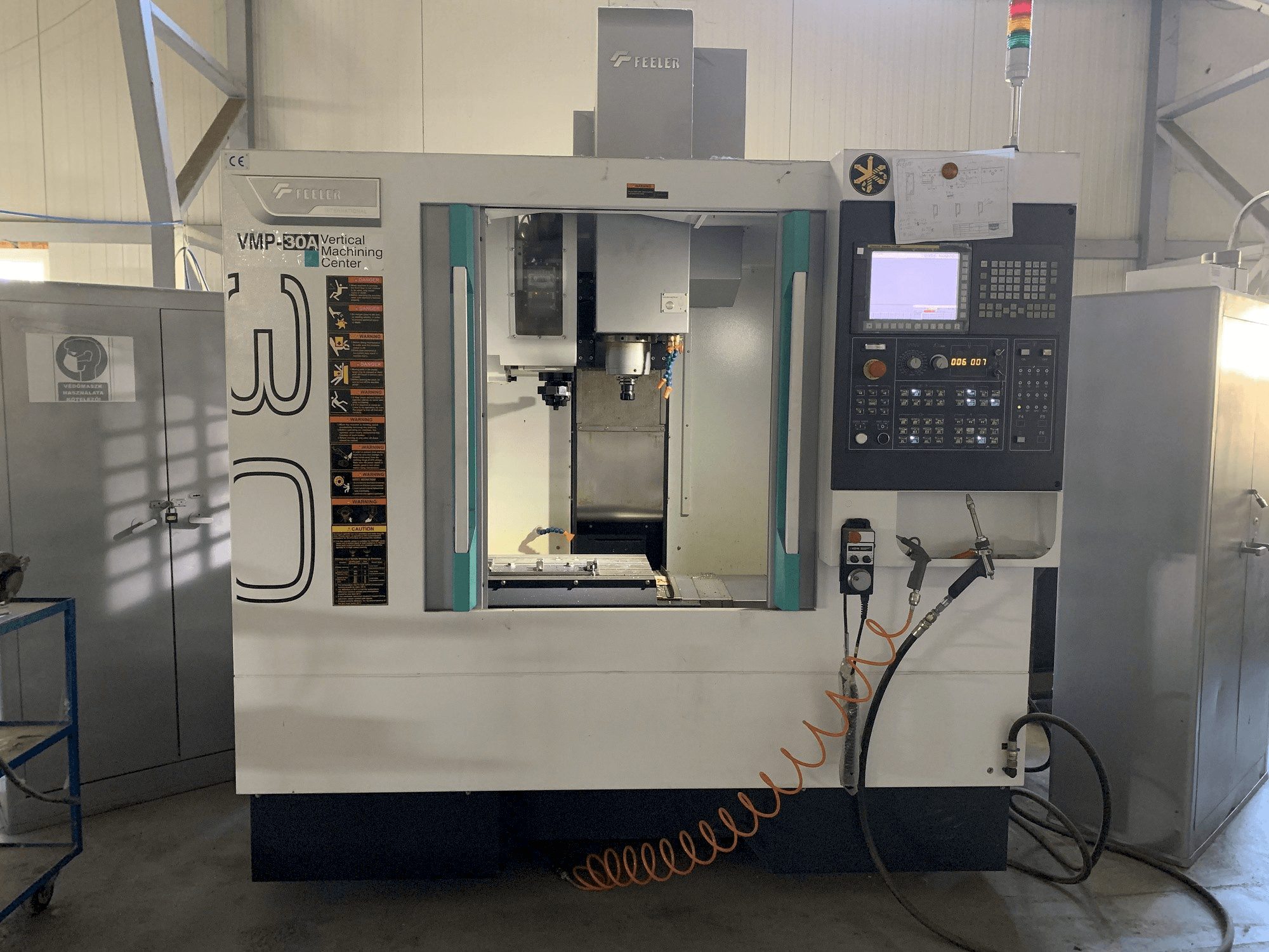 Feeler VMP 30-maskinen framifrån