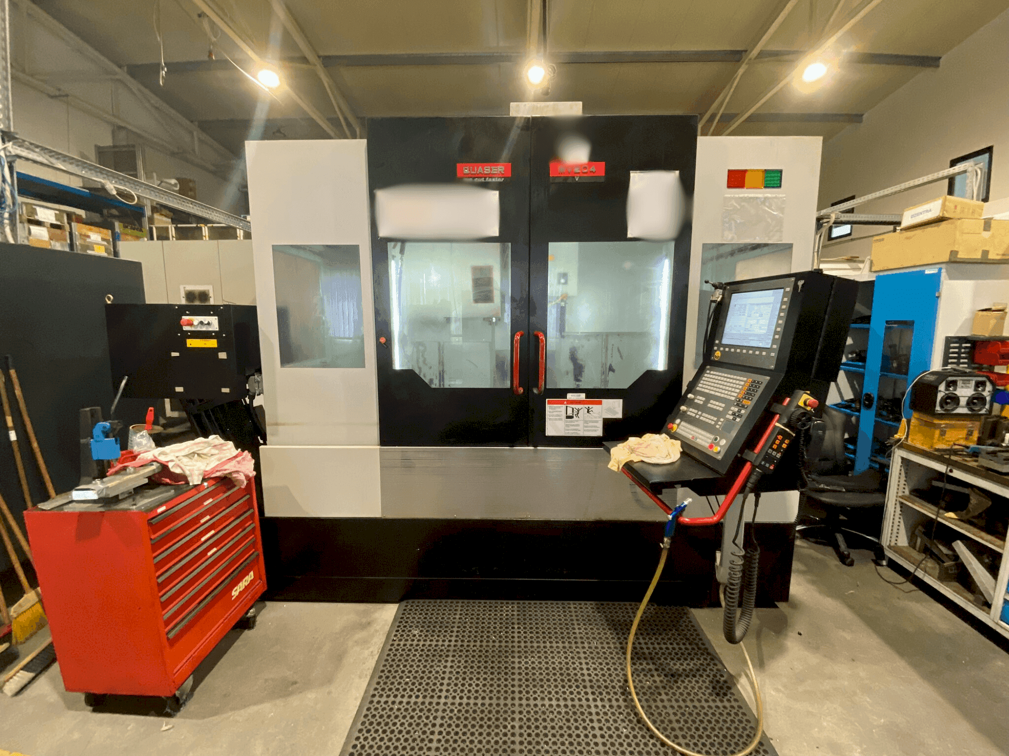 Quaser MV204-maskinen framifrån