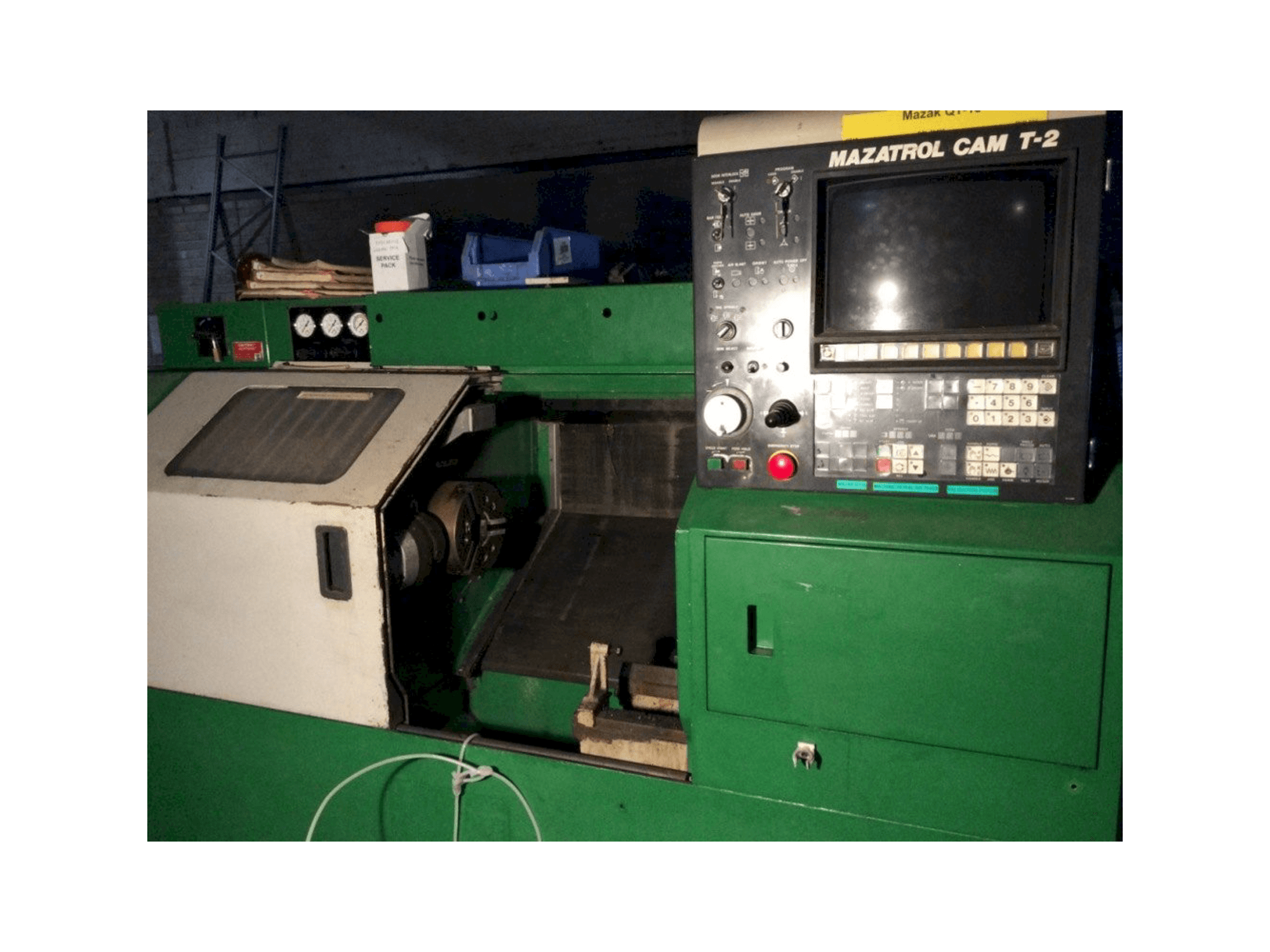 Mazak Super QuickTurn 15MS-maskinen framifrån