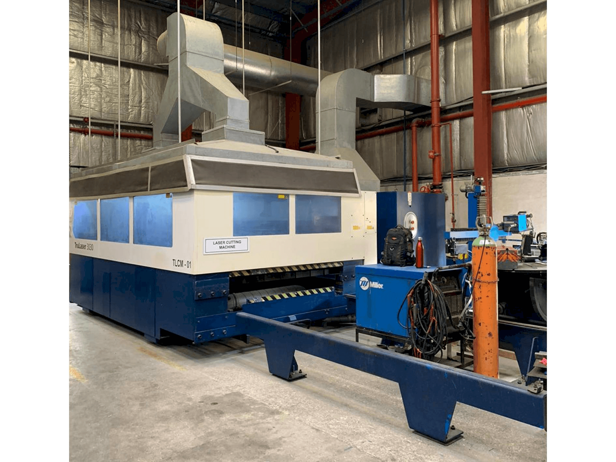 Trumpf TruLaser 3030-maskinen framifrån