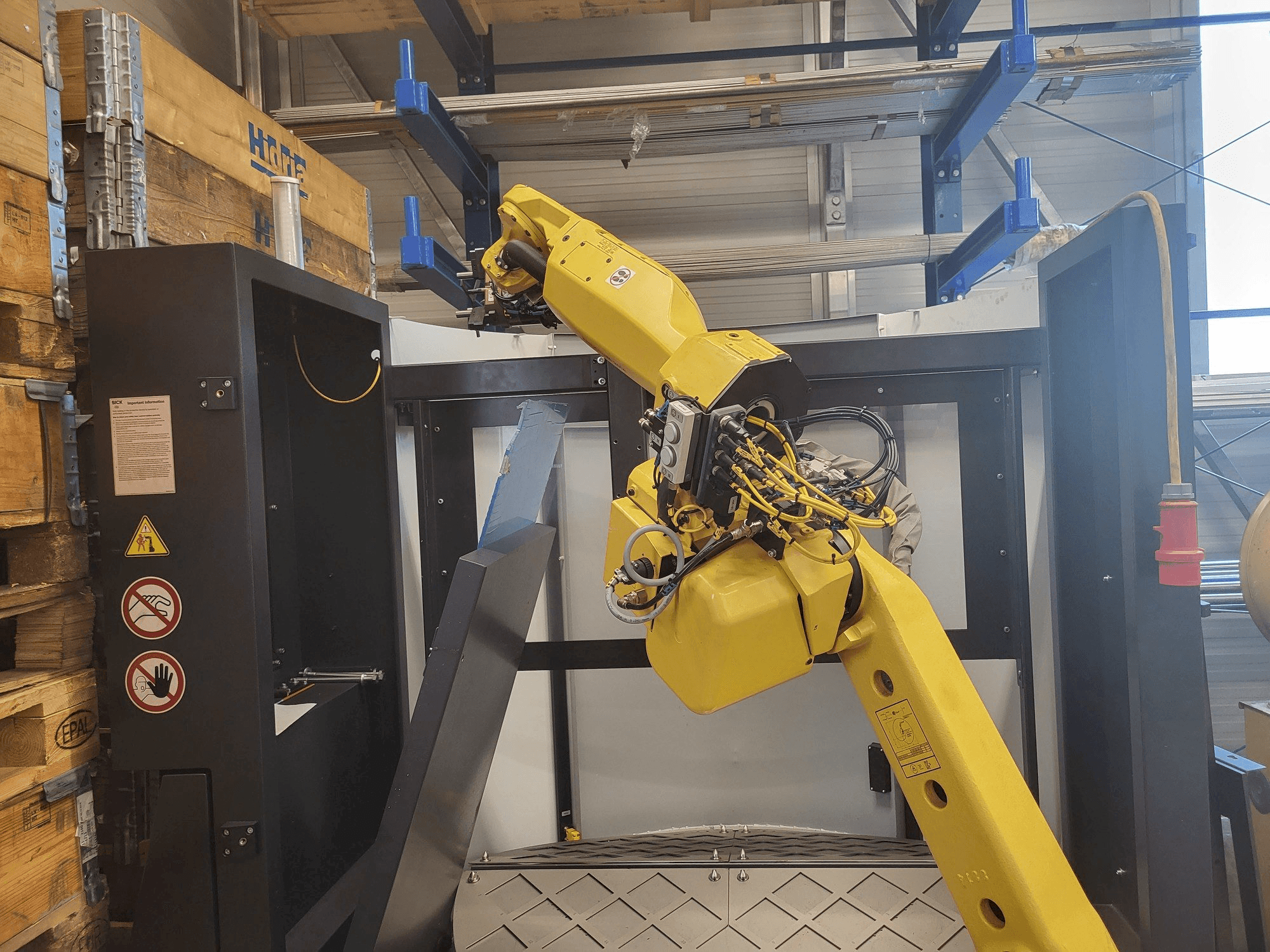 HALTER Load Assistant U-20-maskinen framifrån