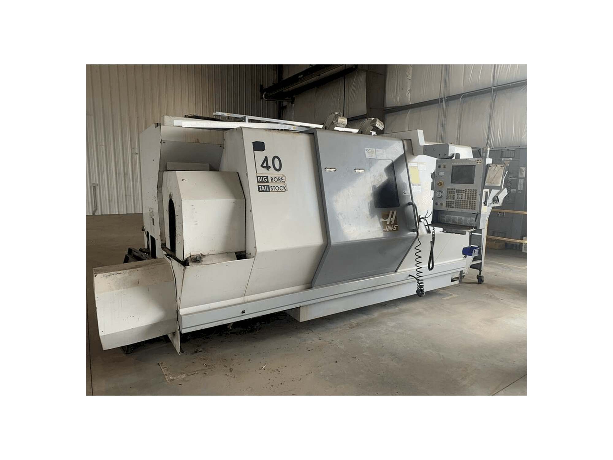 HAAS SL-40TB-maskinen framifrån