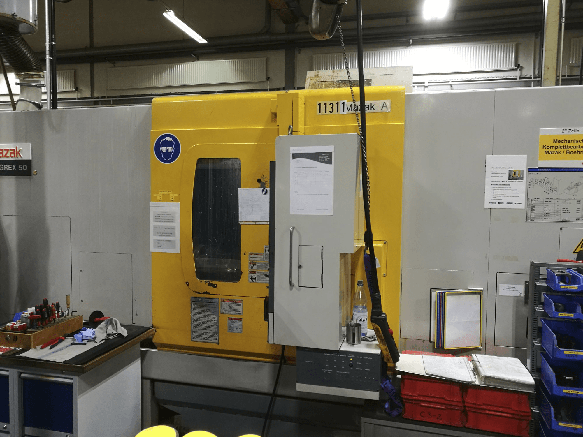 Mazak-maskinen framifrånINTEGREX 50 Y