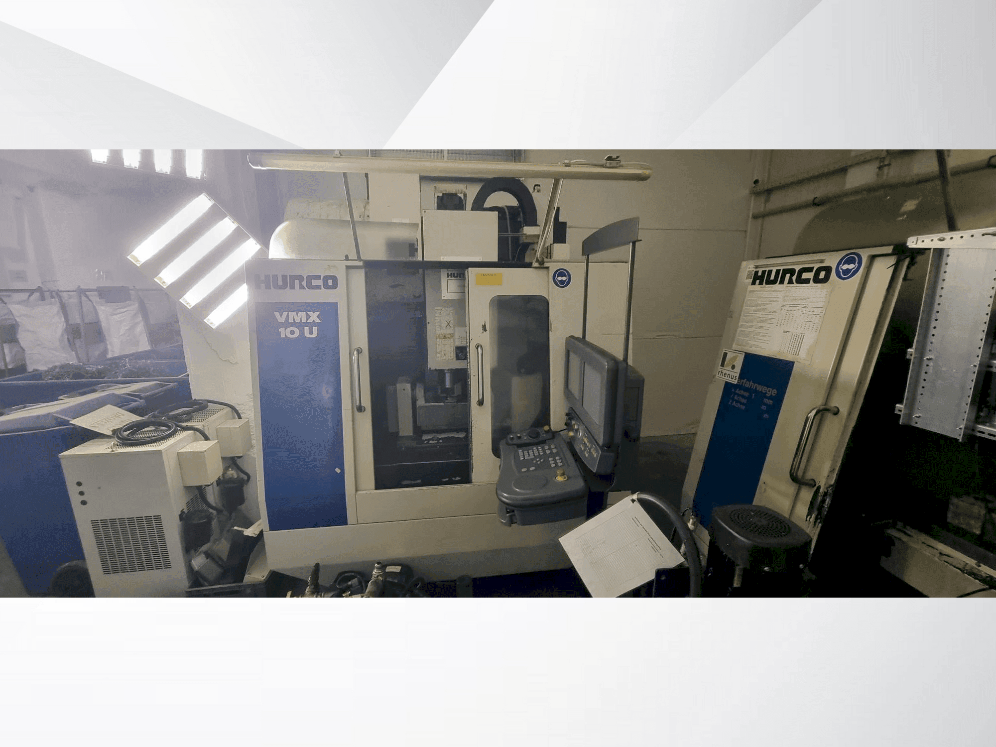 Hurco VMX 10U-maskinen framifrån