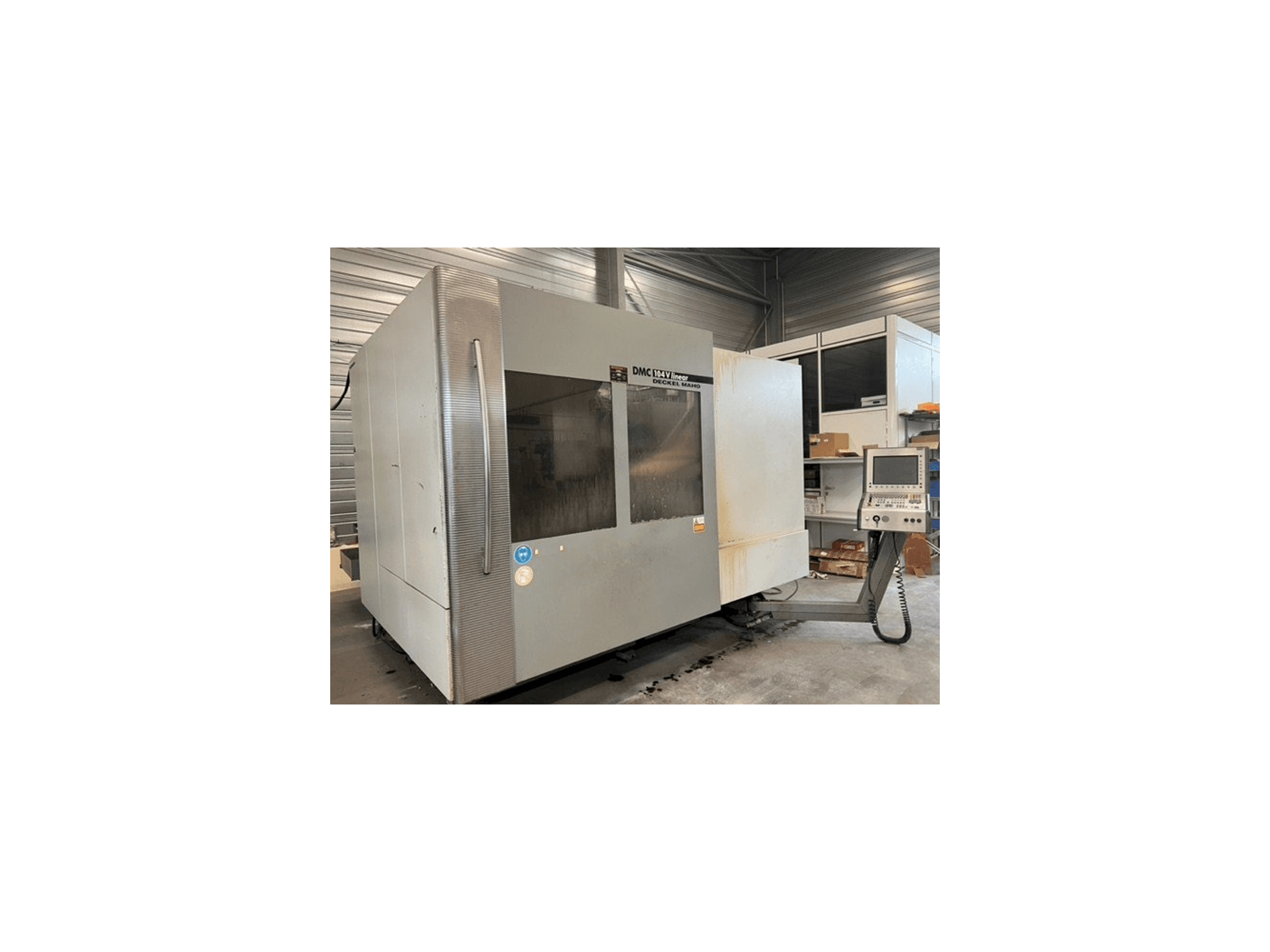 DMG Deckel Maho 104 V linear-maskinen framifrån