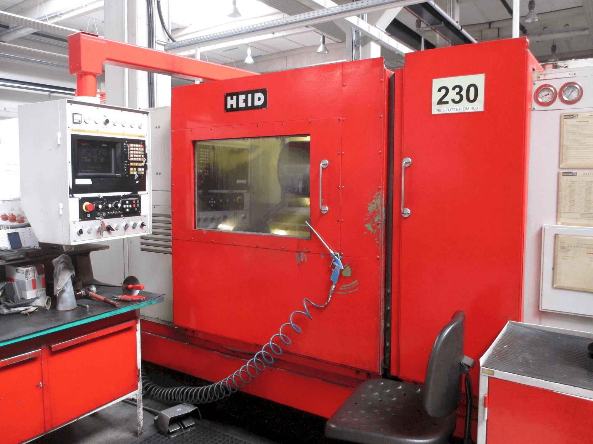 HEID SDM12-NCC-maskinen framifrån