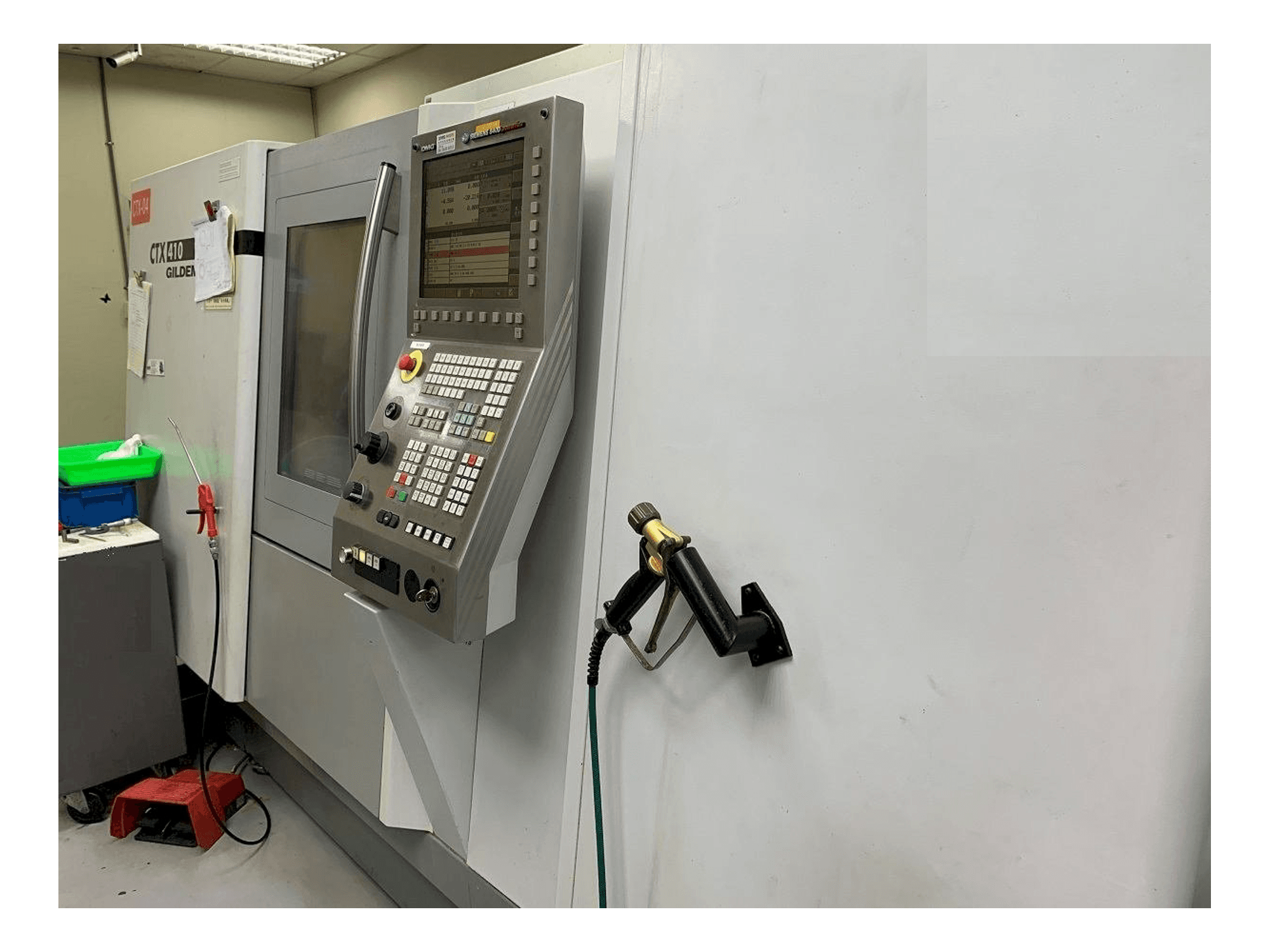 Gildemeister CTX 410V6-maskinen framifrån