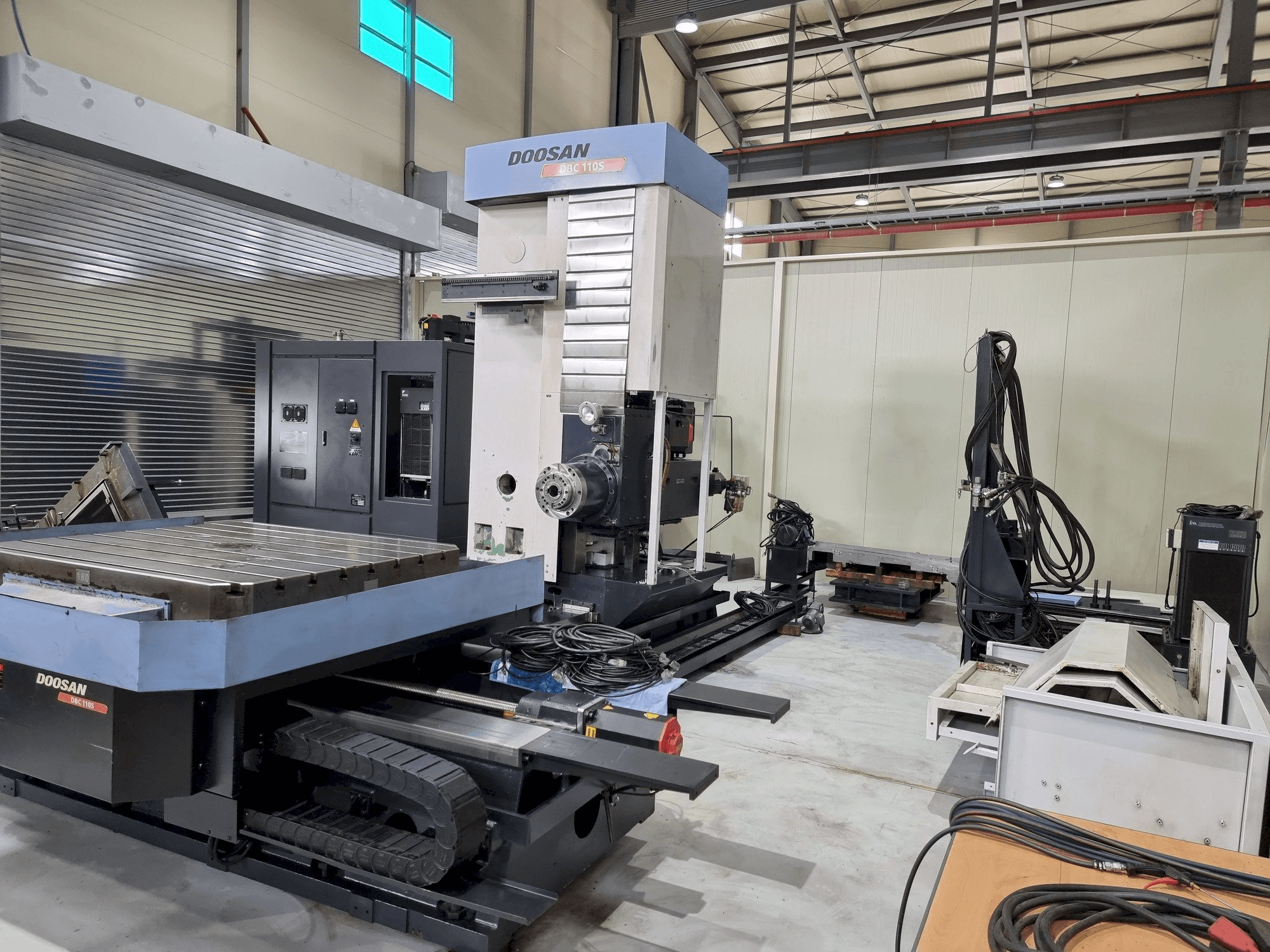 Doosan DBC 110S-maskinen framifrån