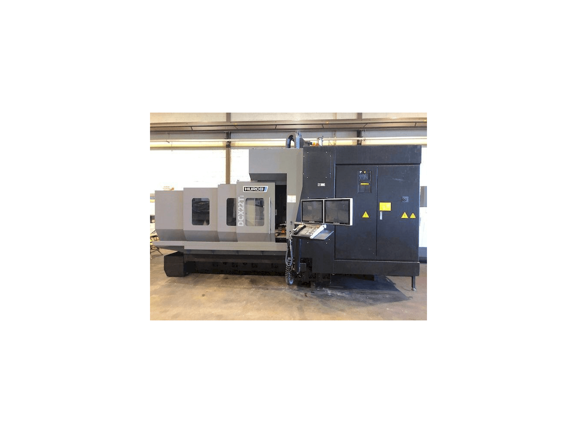 Hurco DCX 22Ti-maskinen framifrån