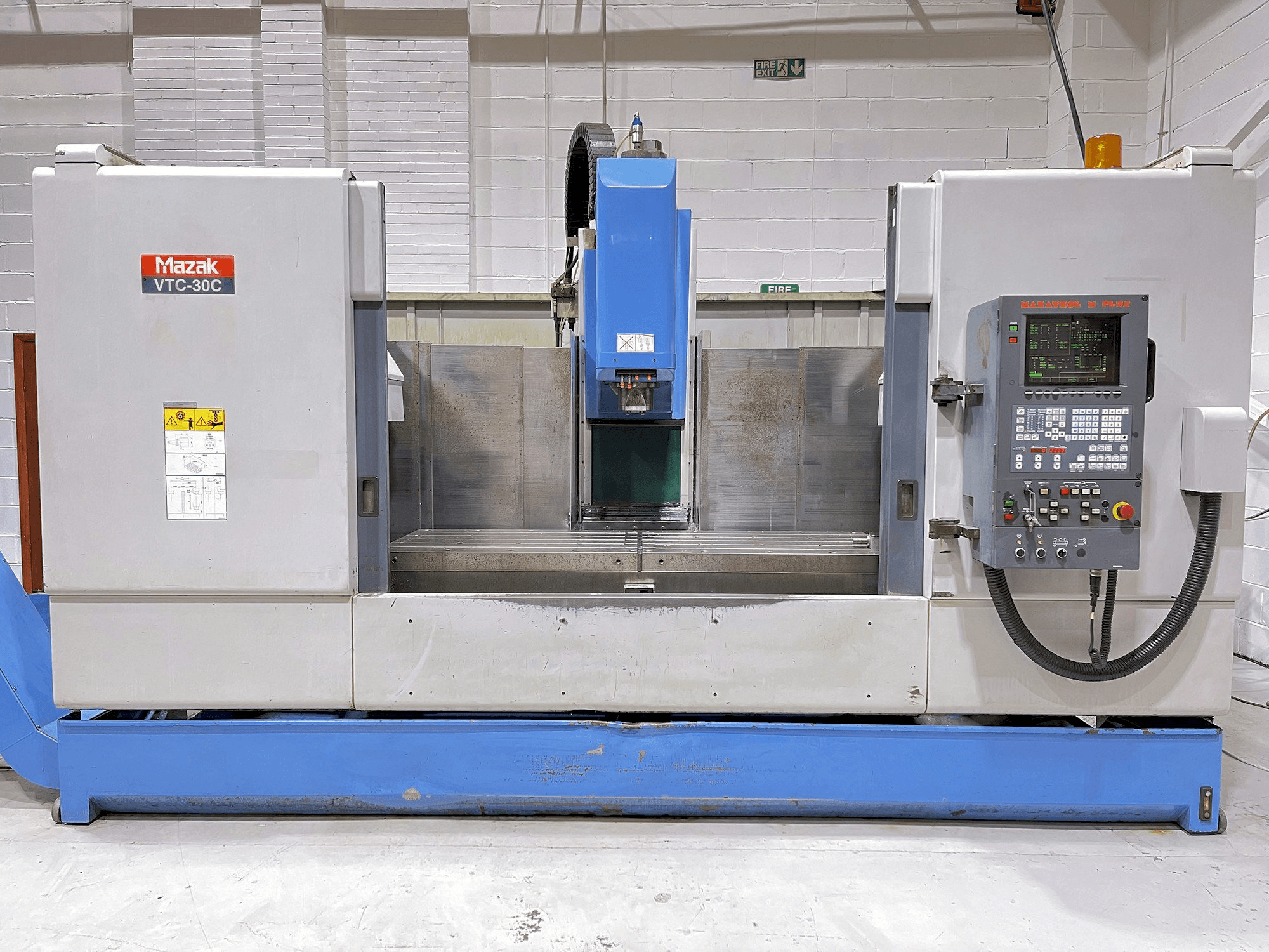 Mazak VTC-30C-maskinen framifrån