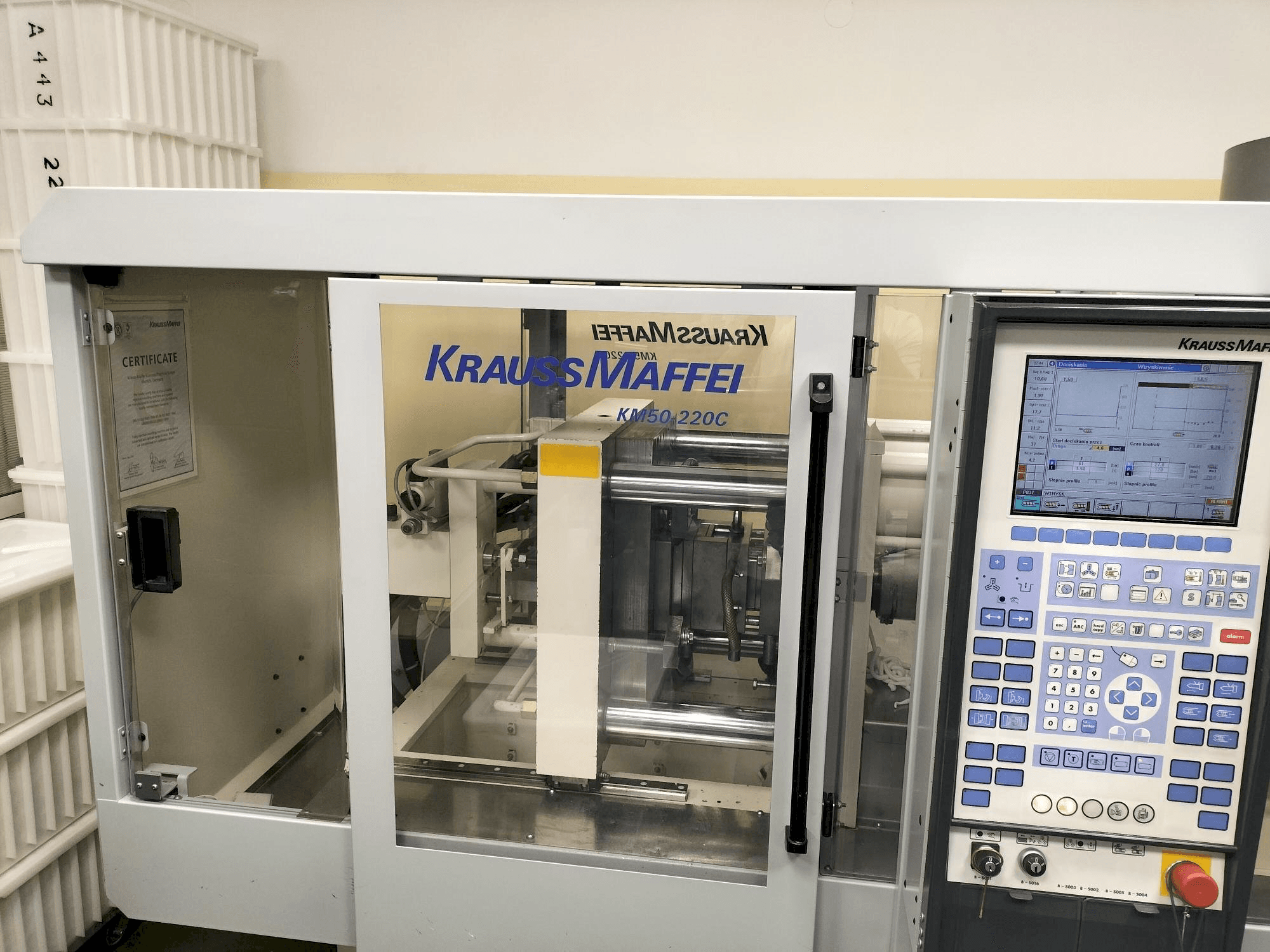 Krauss Maffei KM 50-220C Win-maskinen framifrån