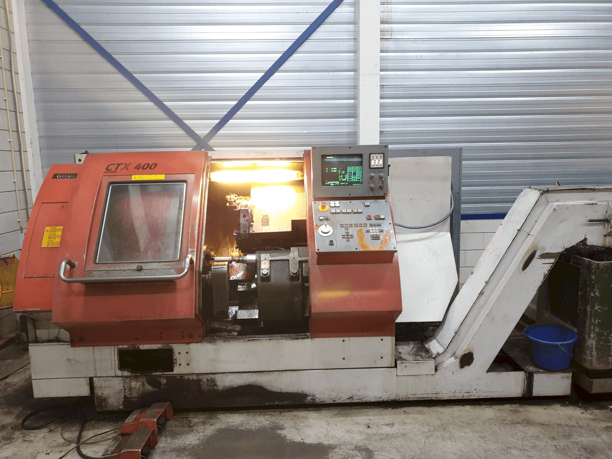 Gildemeister CTX 400-maskinen framifrån