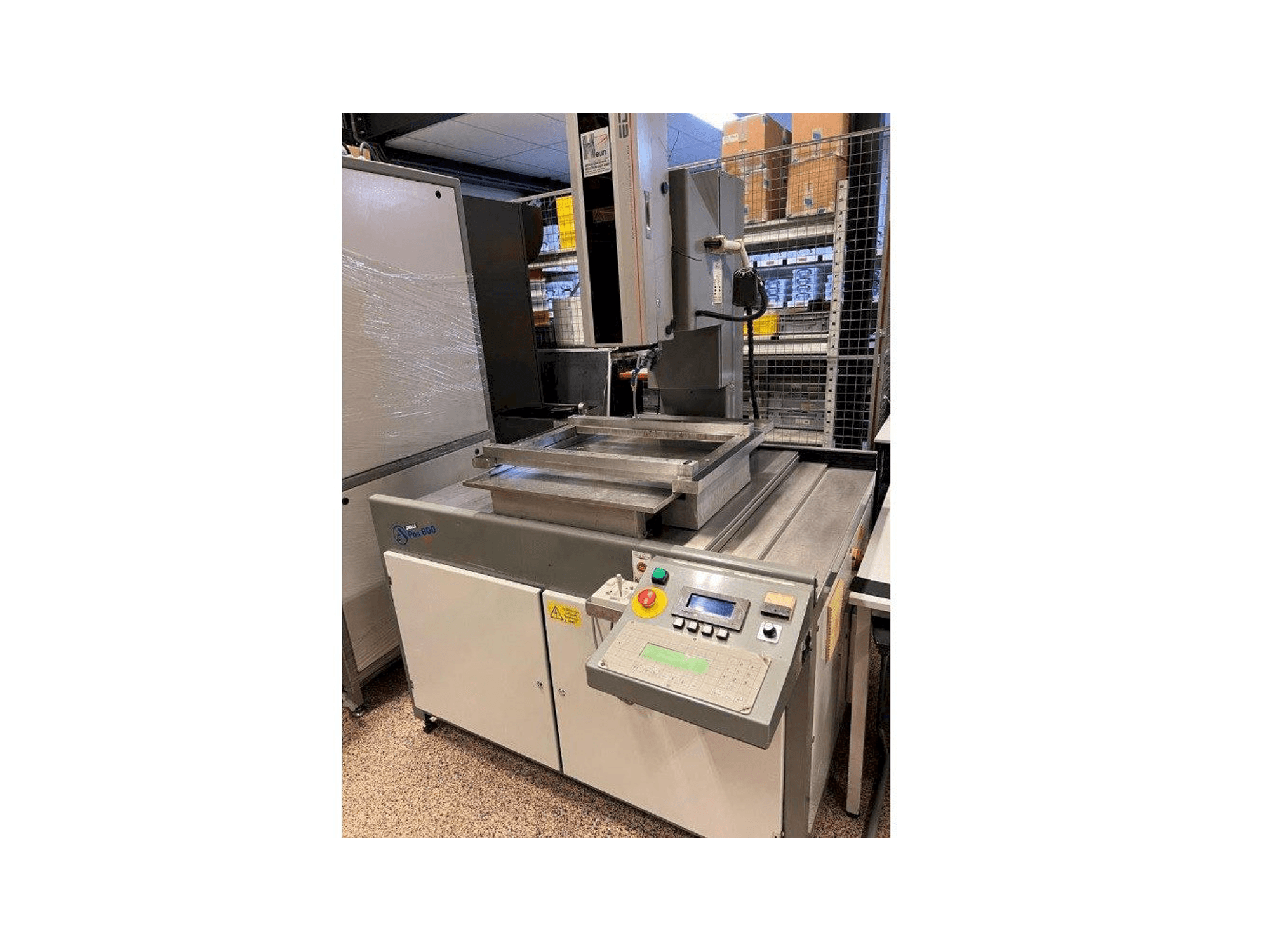 Apos 600-maskinen framifrån