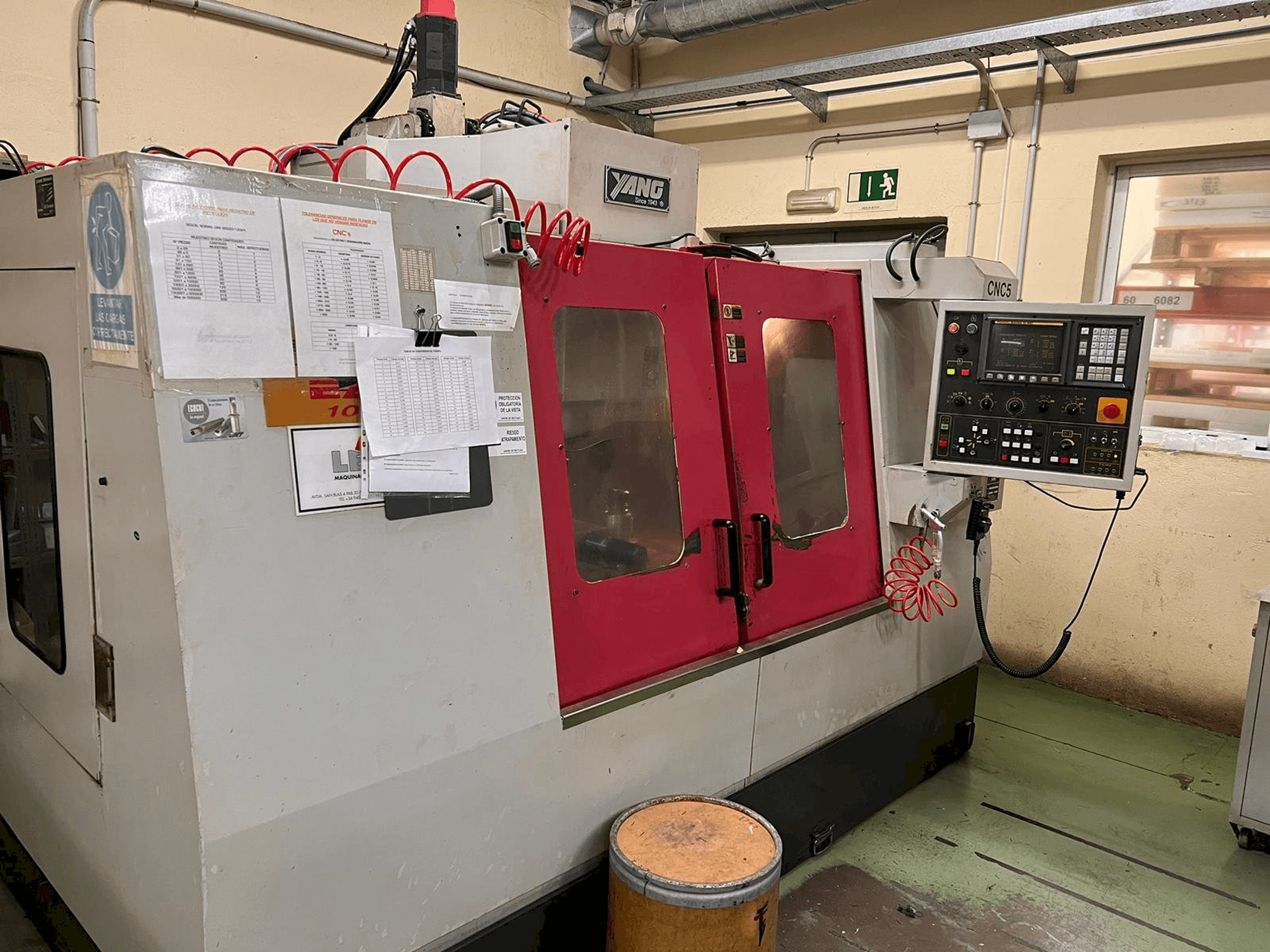 Yang SMV -1000-maskinen framifrån