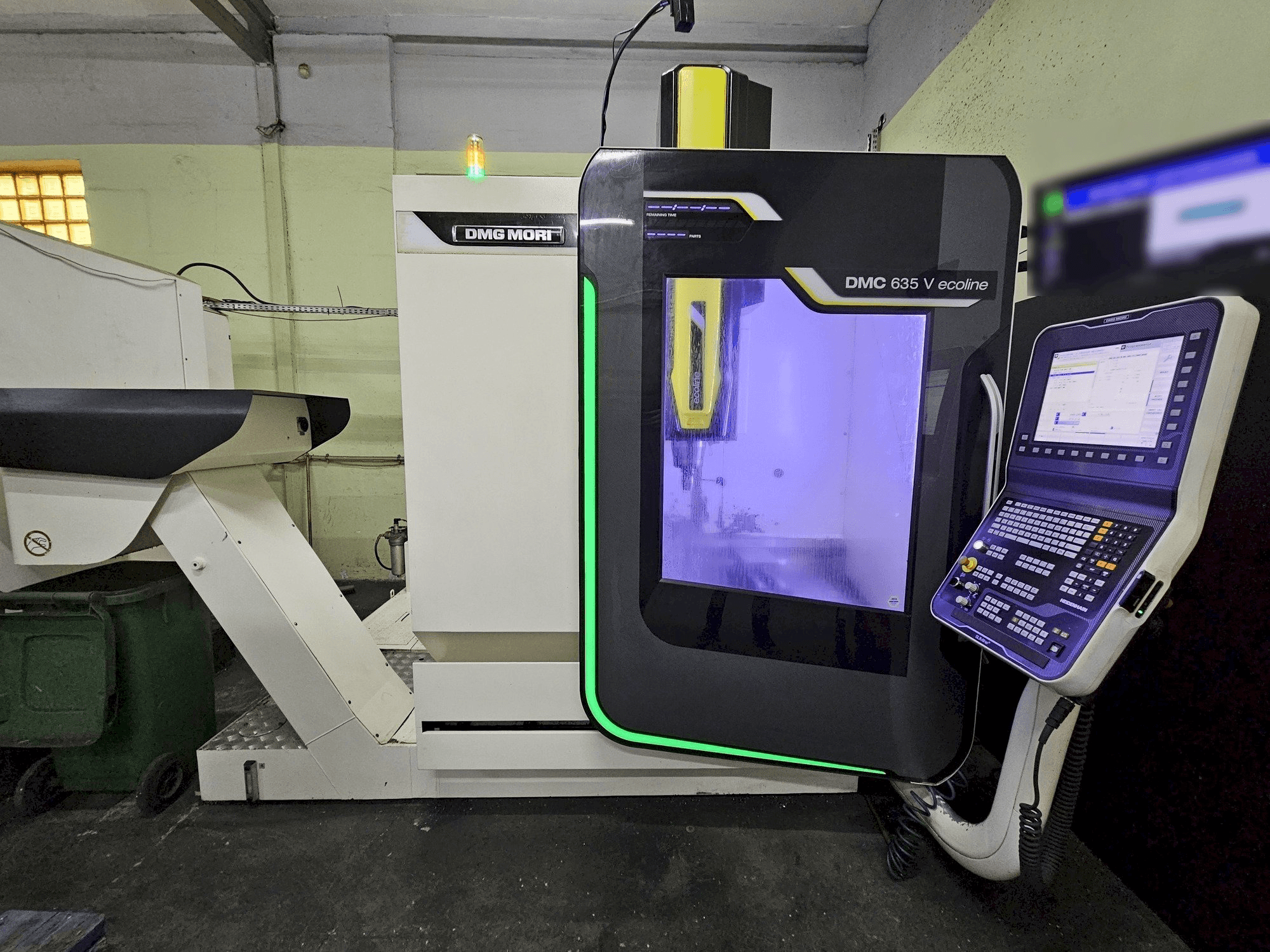 DMG MORI DMC 635V ecoline-maskinen framifrån