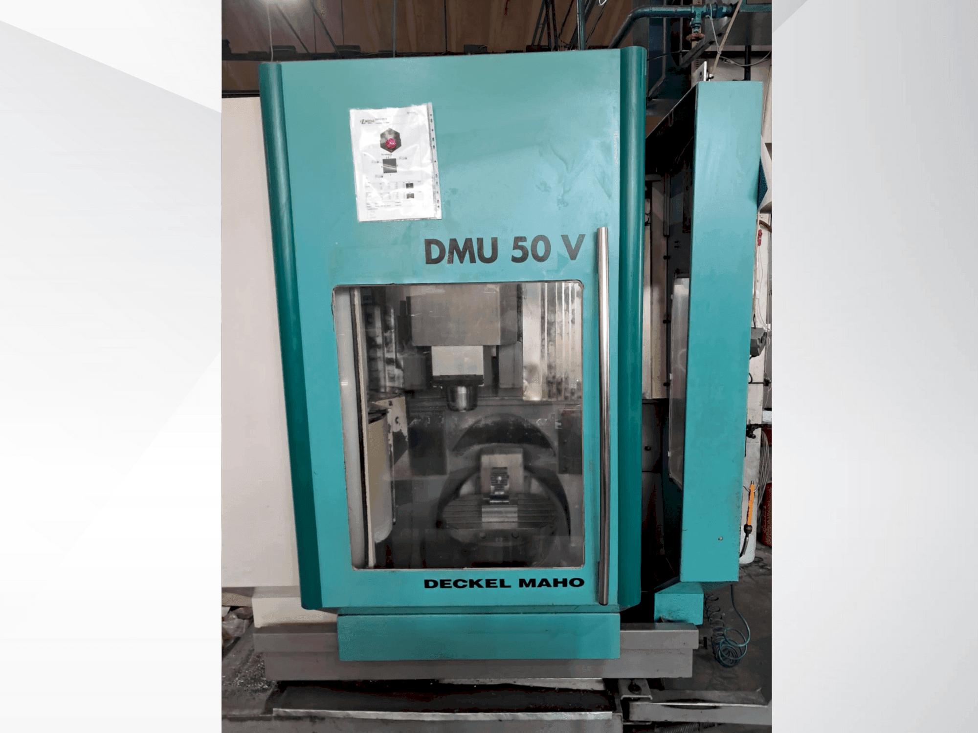 DECKEL MAHO DMU 50V-maskinen framifrån