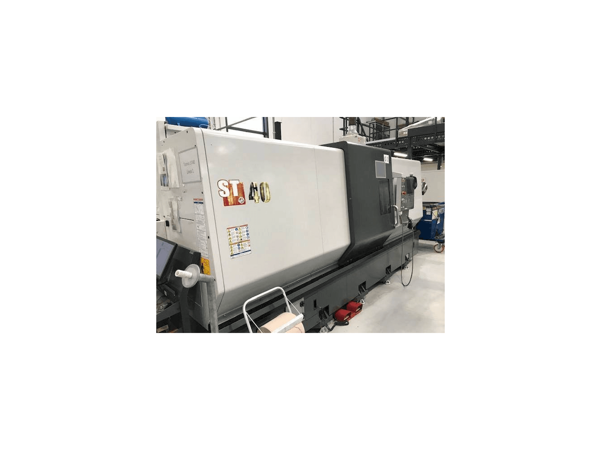 HAAS ST40-maskinen framifrån