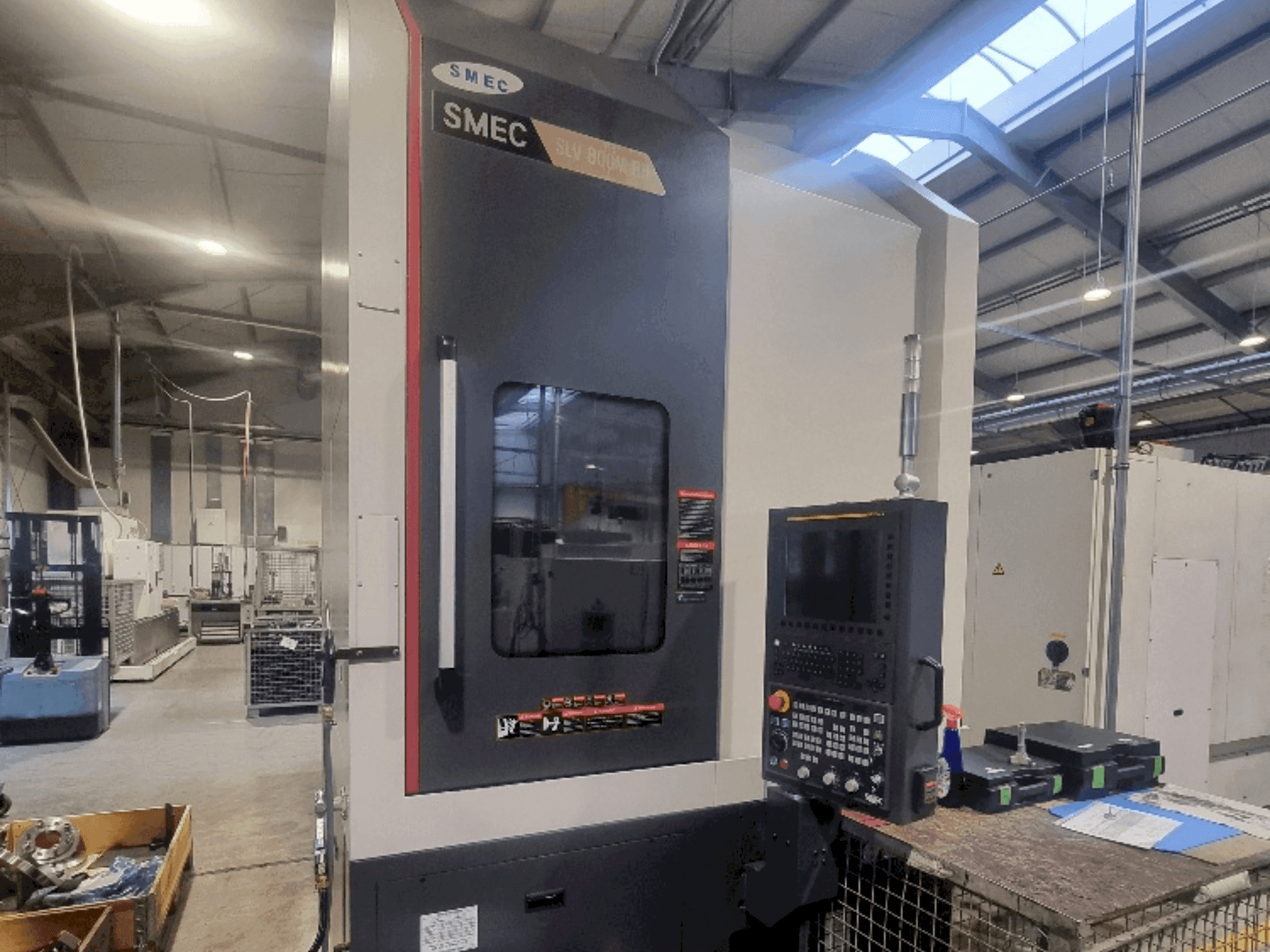 SMEC SLV800MR-maskinen framifrån