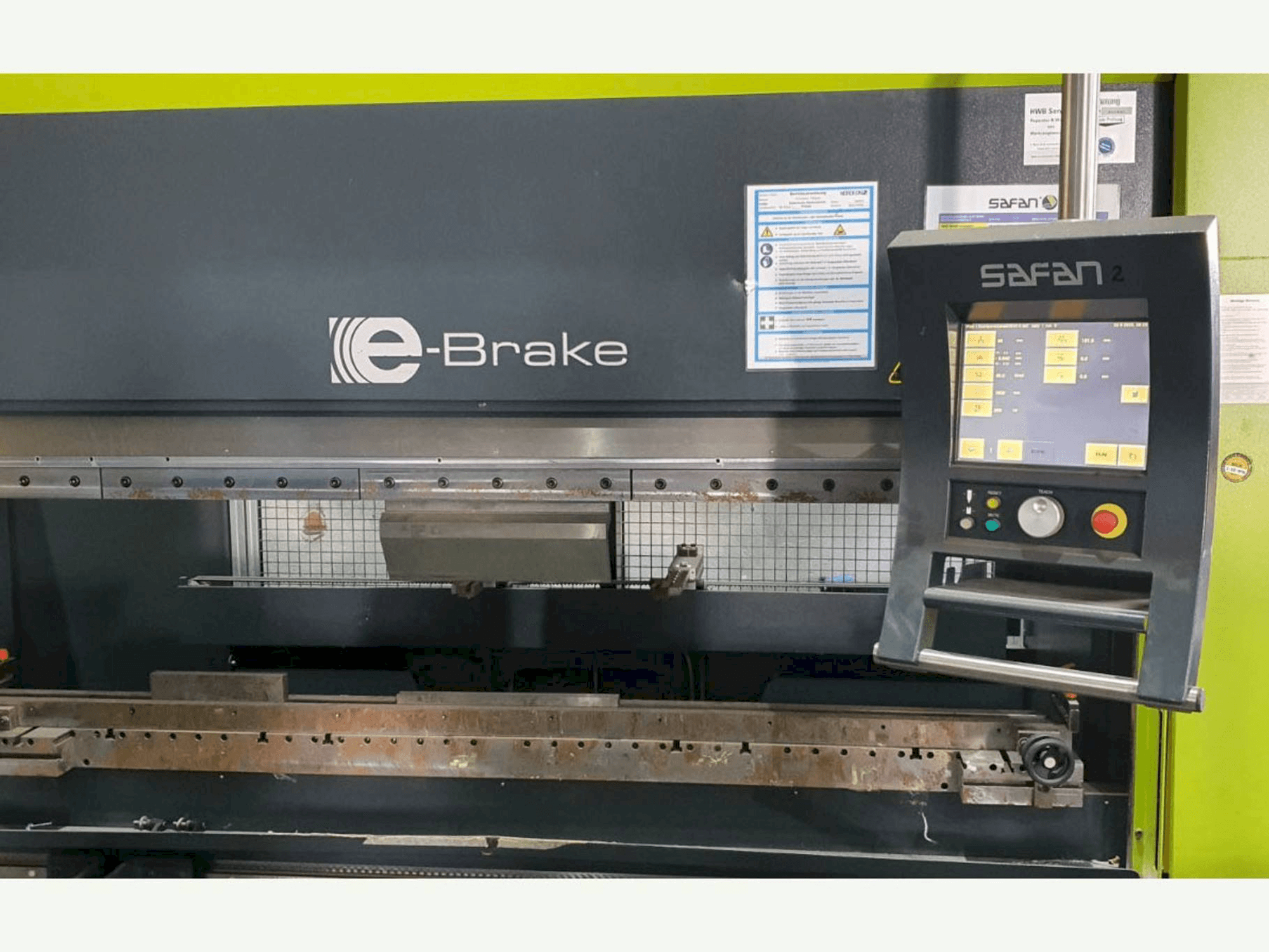 Safan E-brake 50-2050 ts1-maskinen framifrån