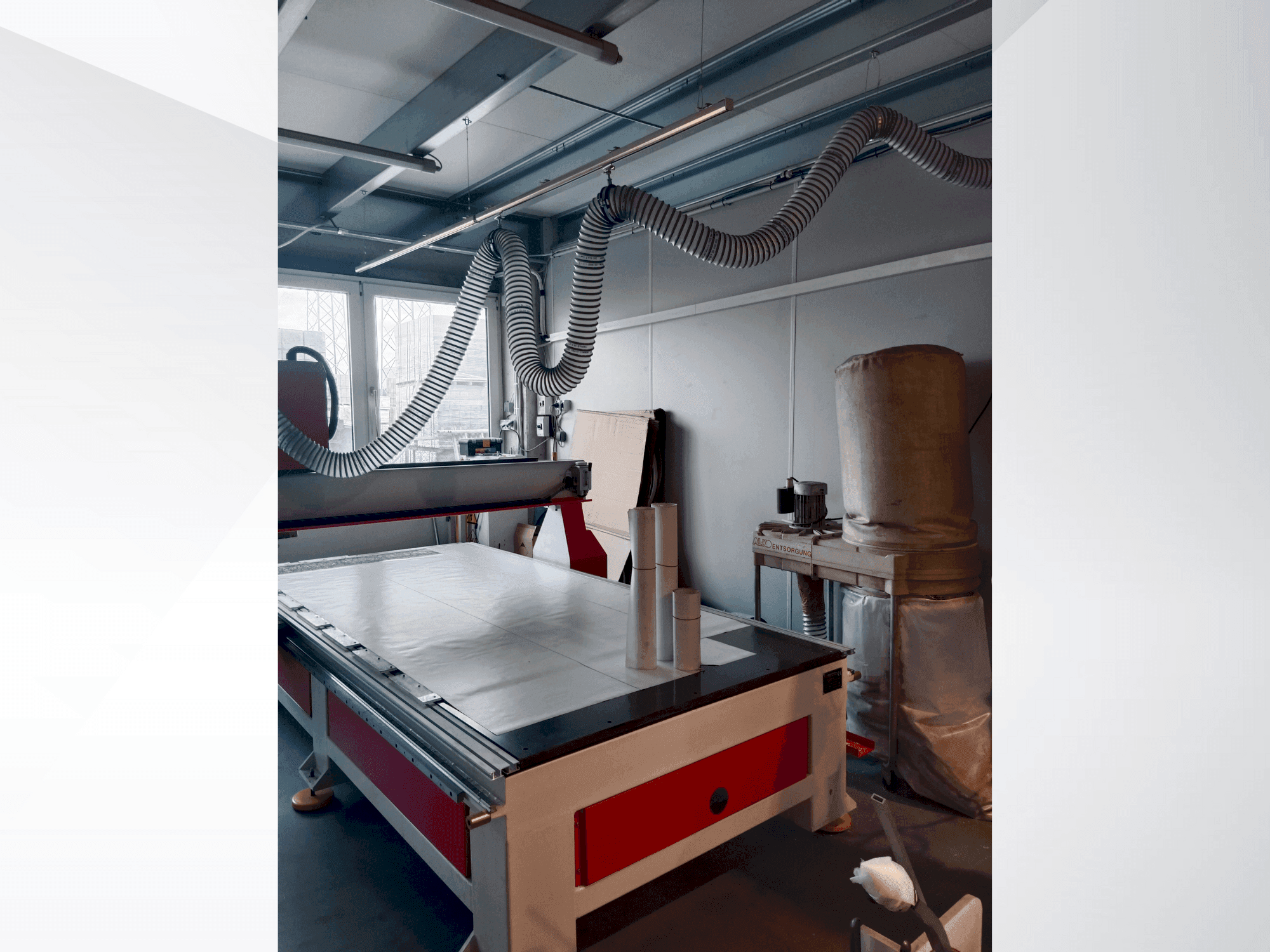 H. Winter Routermax Basic 1325 Eco-maskinen framifrån