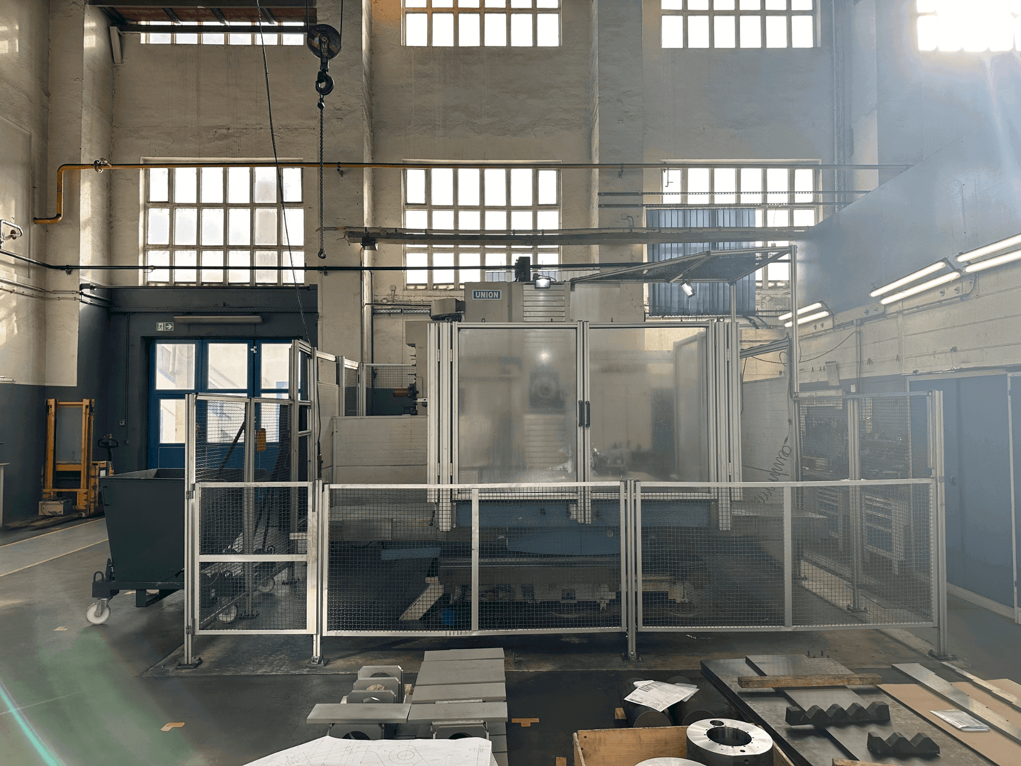 Union TC 110-maskinen framifrån