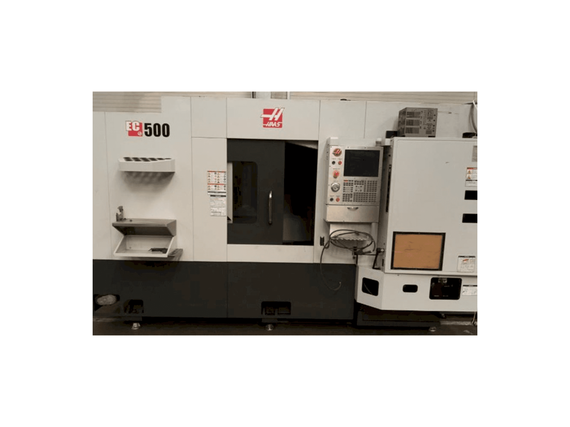 HAAS EC-500-maskinen framifrån