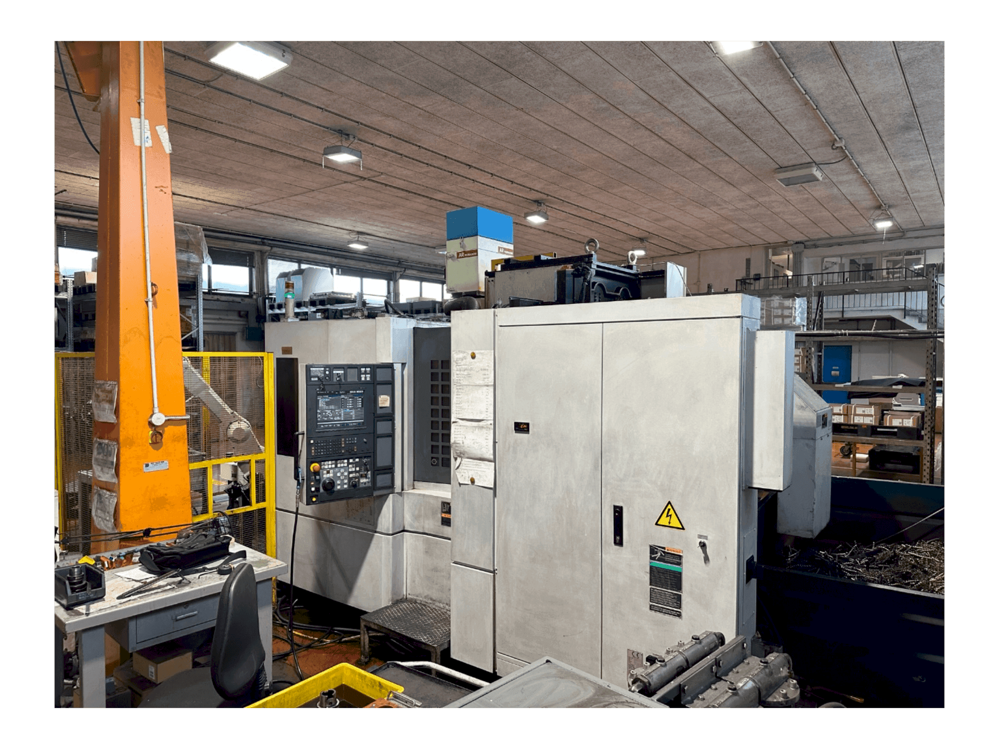 MORI SEIKI NH 4000 DCG-maskinen framifrån