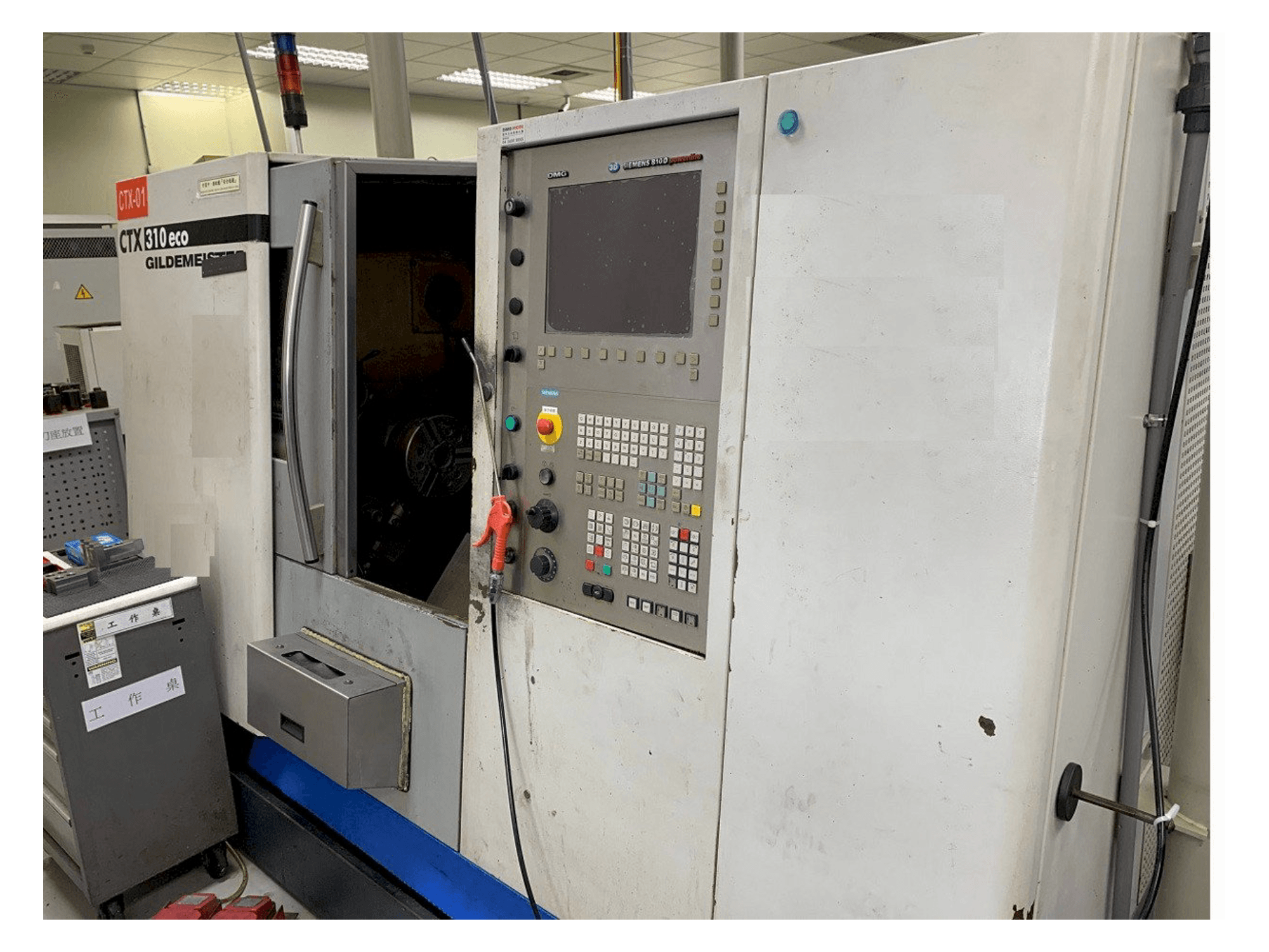 Gildemeister CTX 310V1 eco-maskinen framifrån