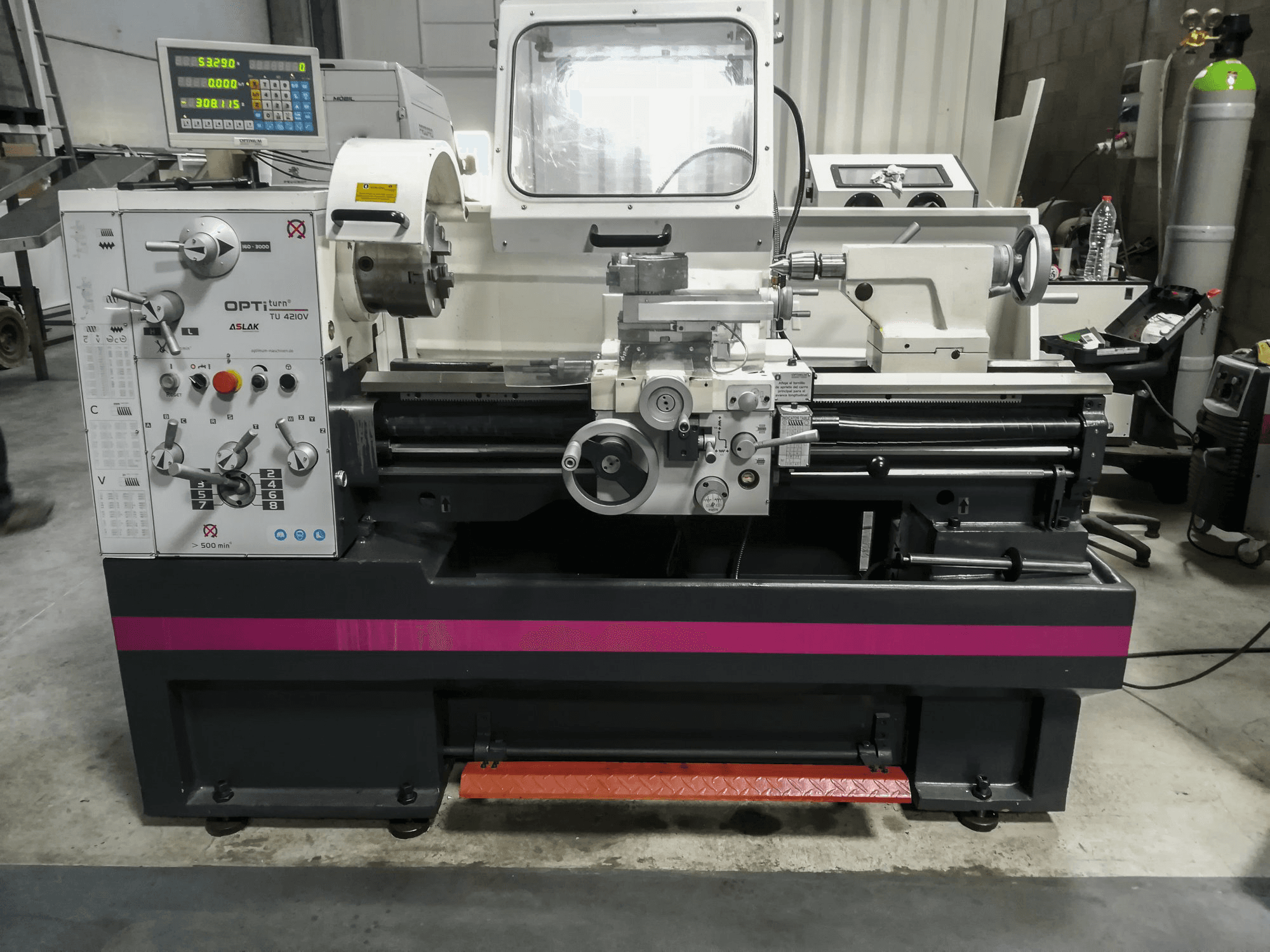 Optimum-maskinen framifrånTU 4210V