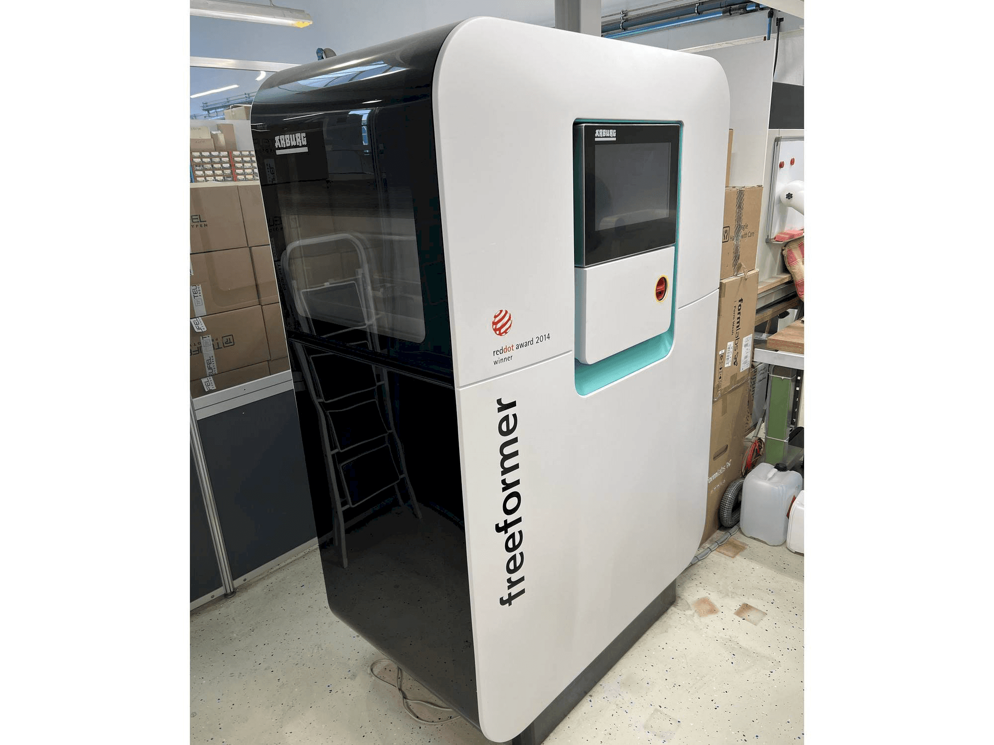 Arburg Freeformer 200-maskinen framifrån