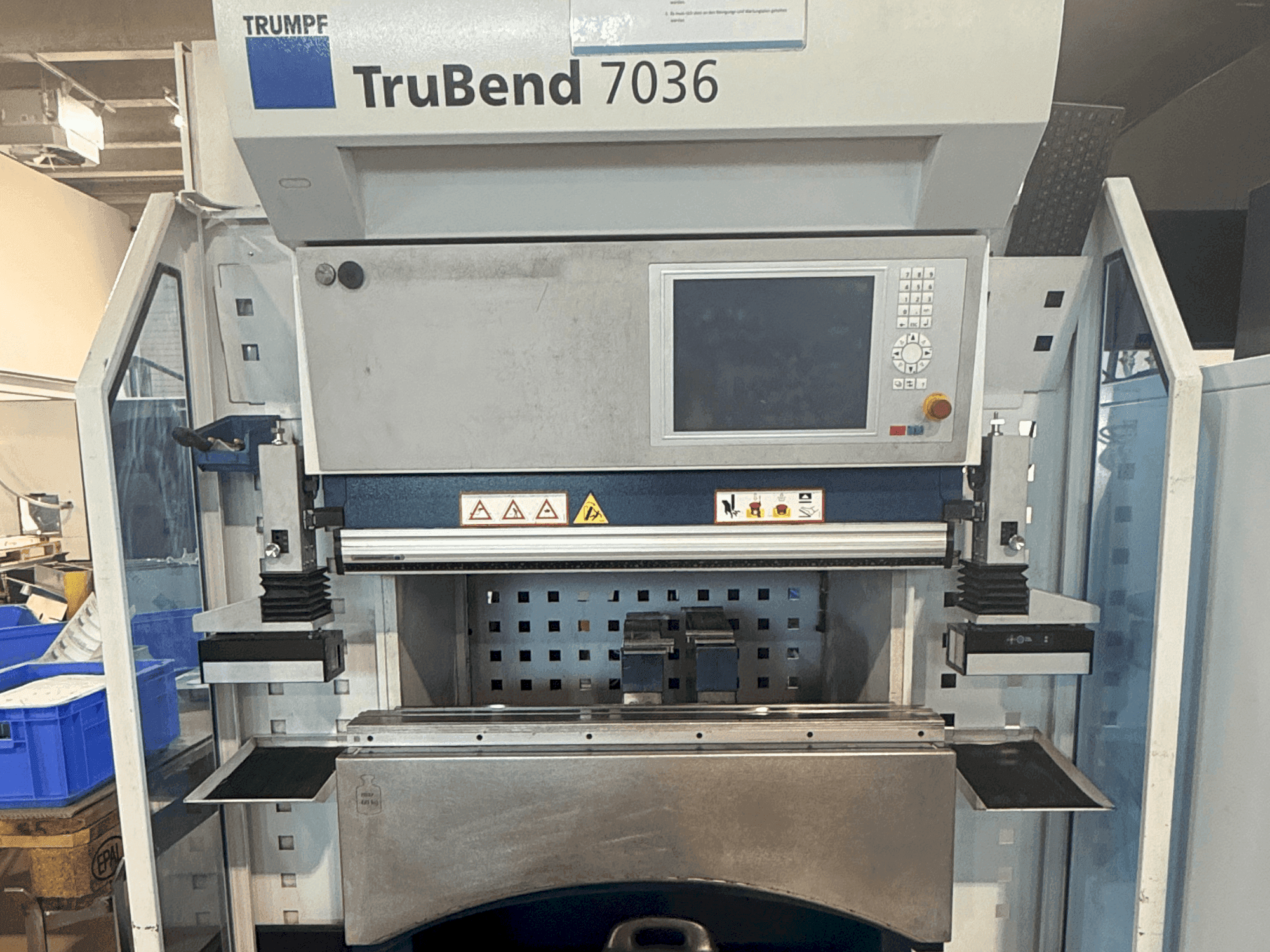 TRUMPF TruBend 7036-maskinen framifrån