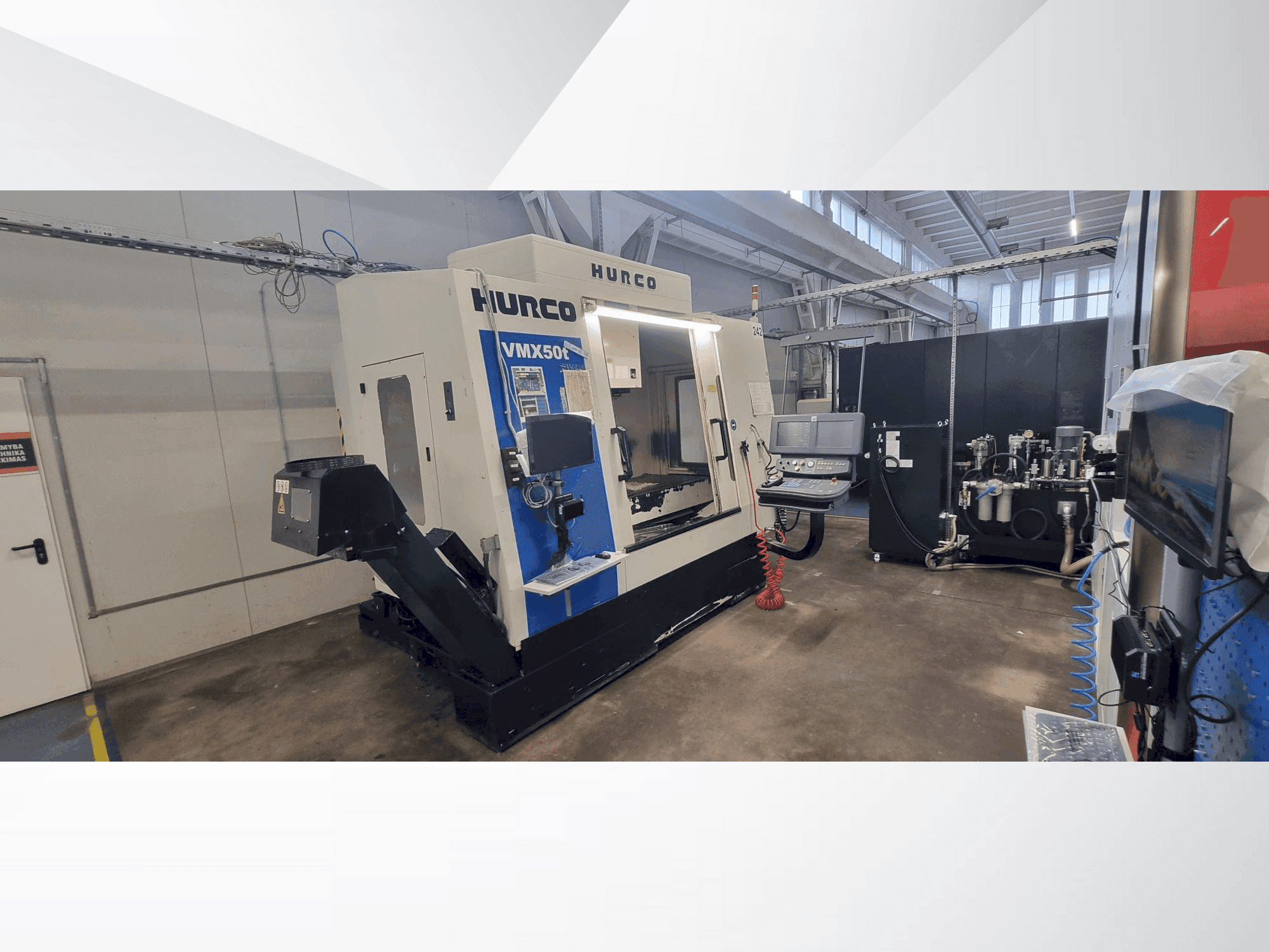 Hurco VMX 50T-maskinen framifrån