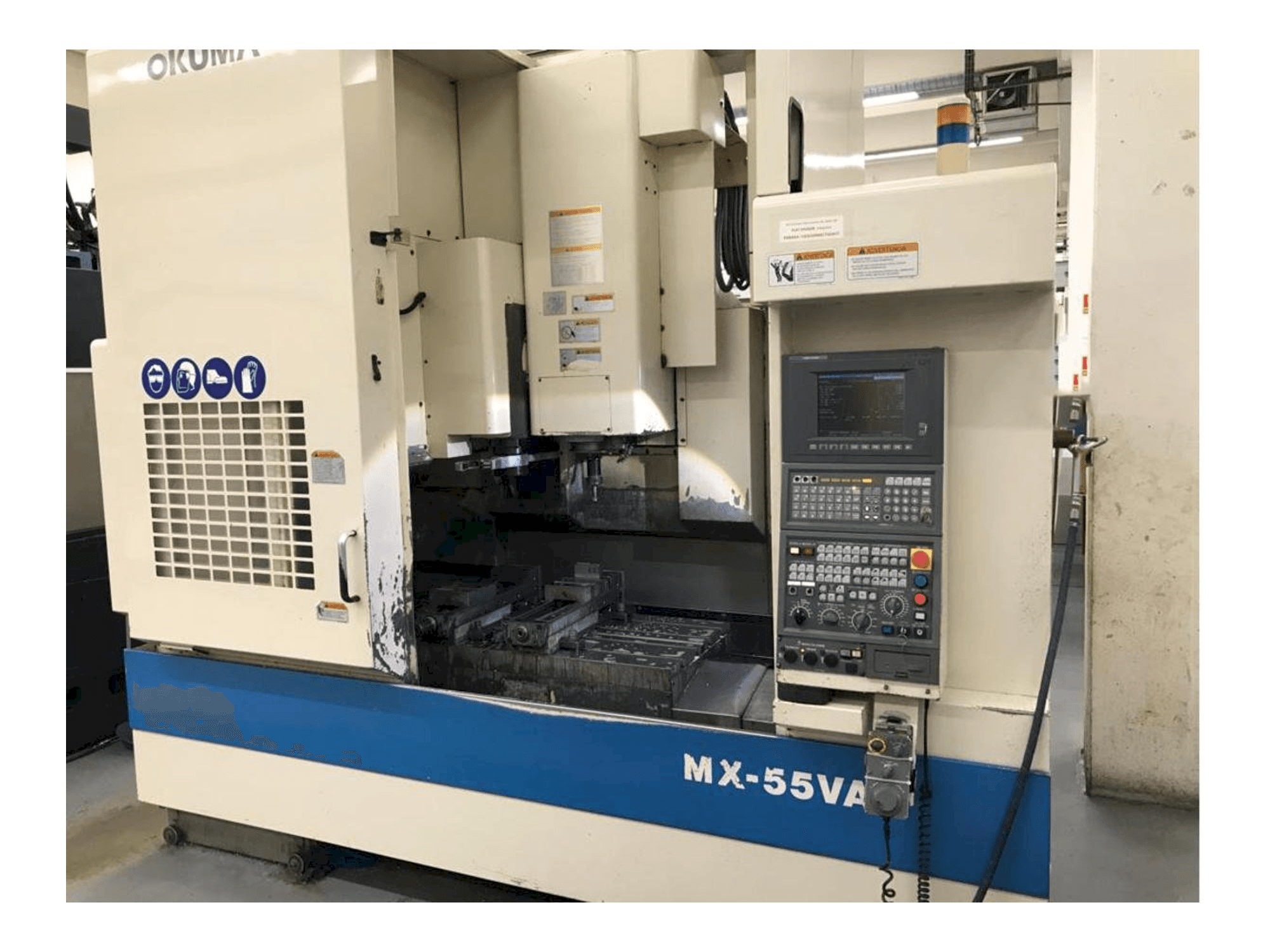 Okuma MX55-maskinen framifrån