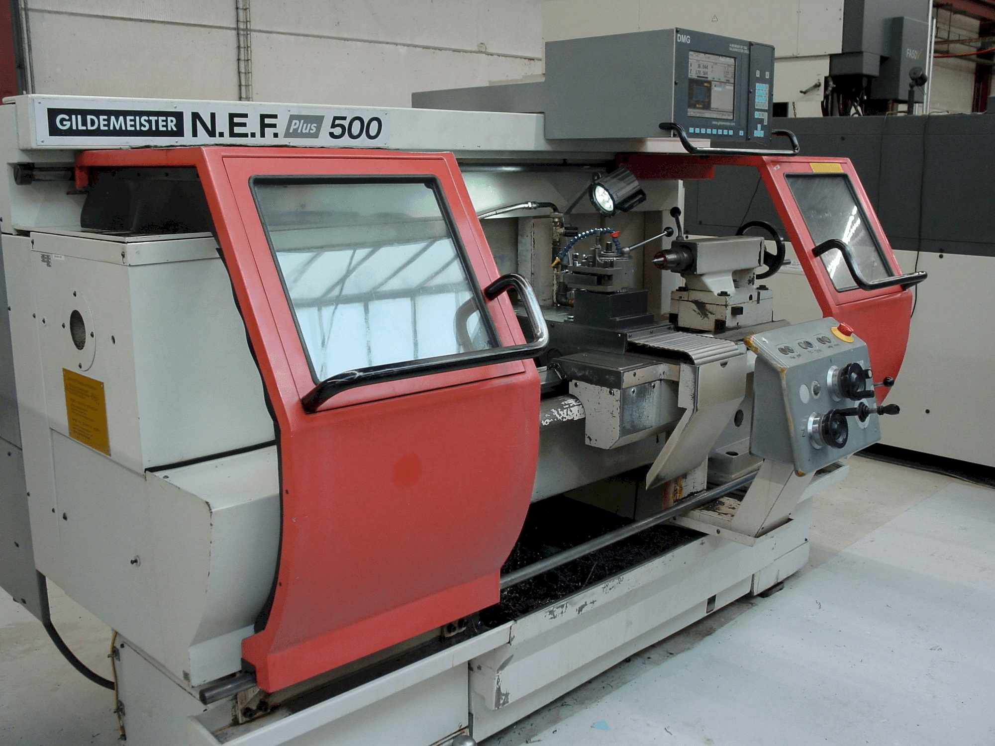 Gildemeister NEF Plus 500-maskinen framifrån