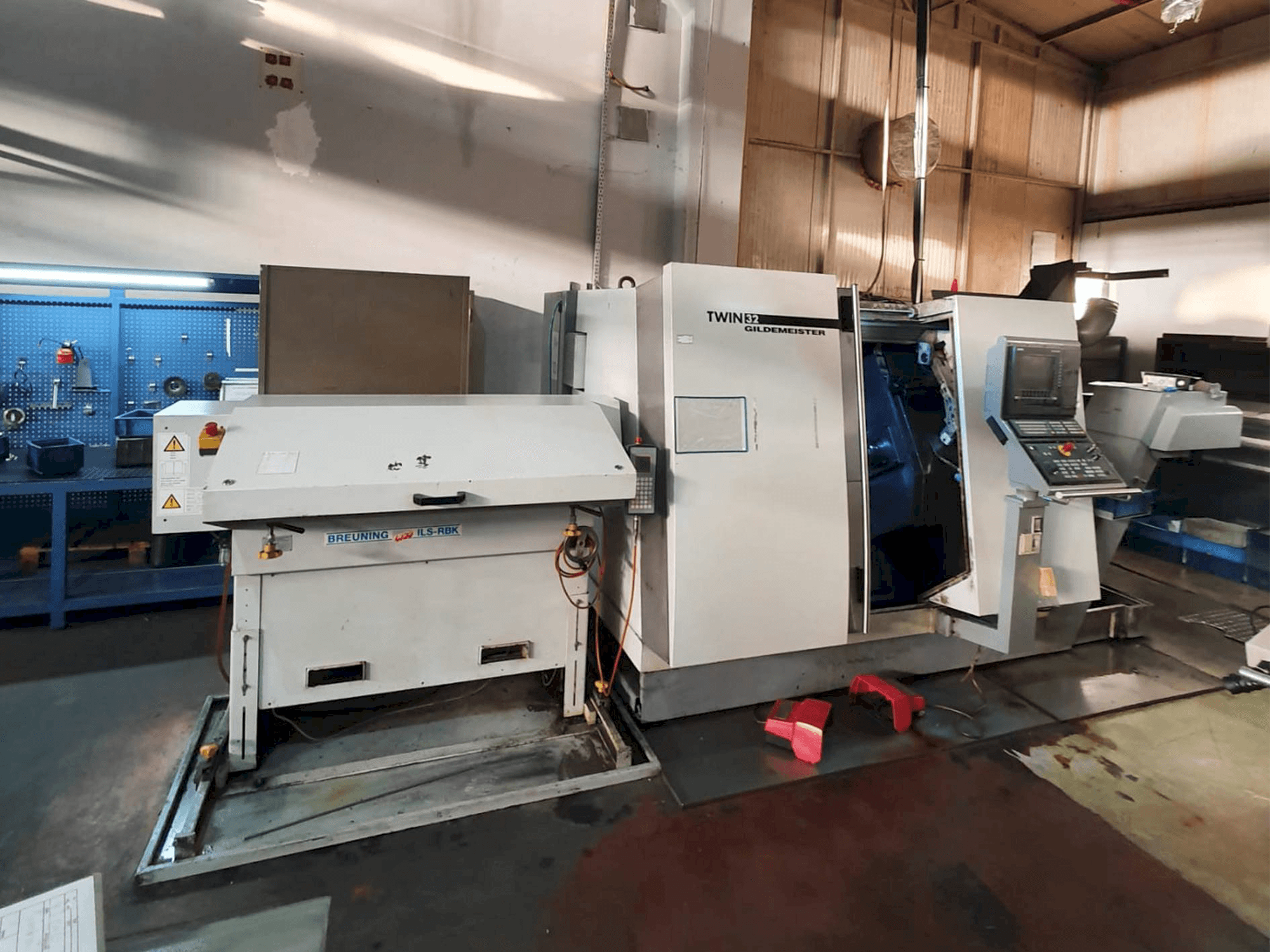 Gildemeister TWIN 32-maskinen framifrån