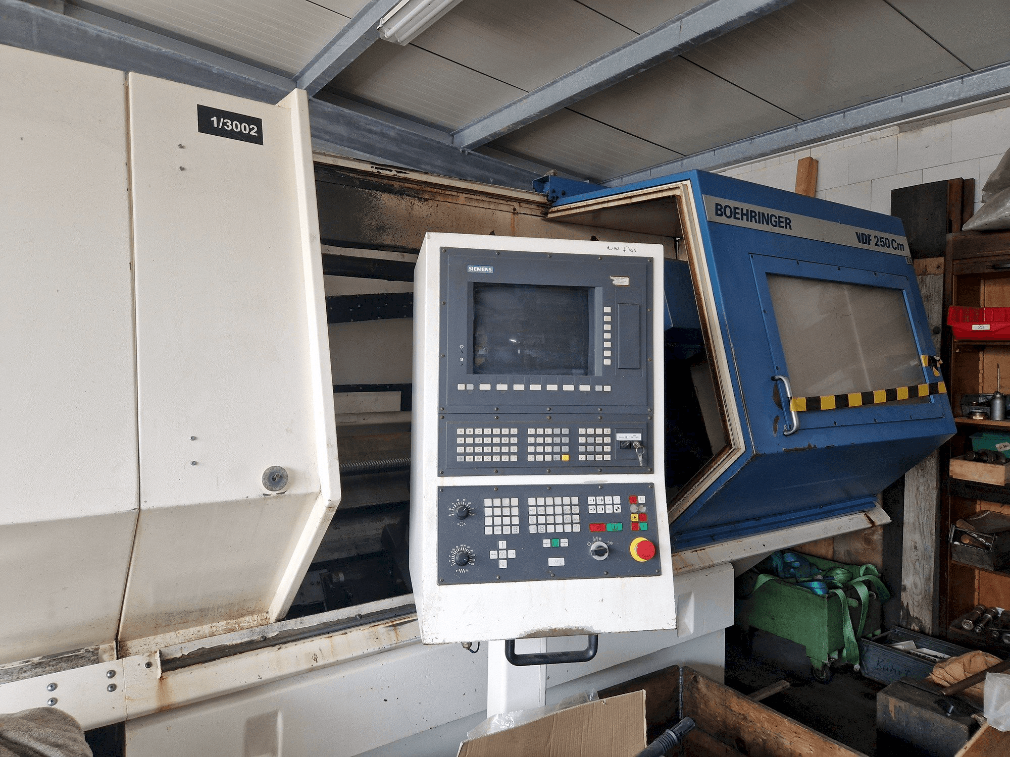 BOEHRINGER VDF 250 Cm-maskinen framifrån