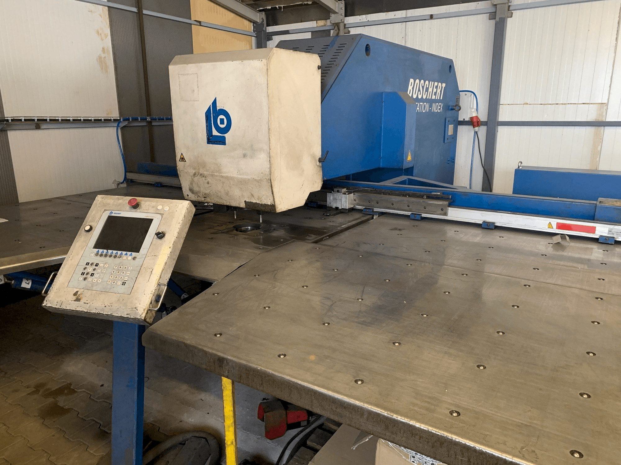 Boschert EL 1250 Rota-Index-maskinen framifrån