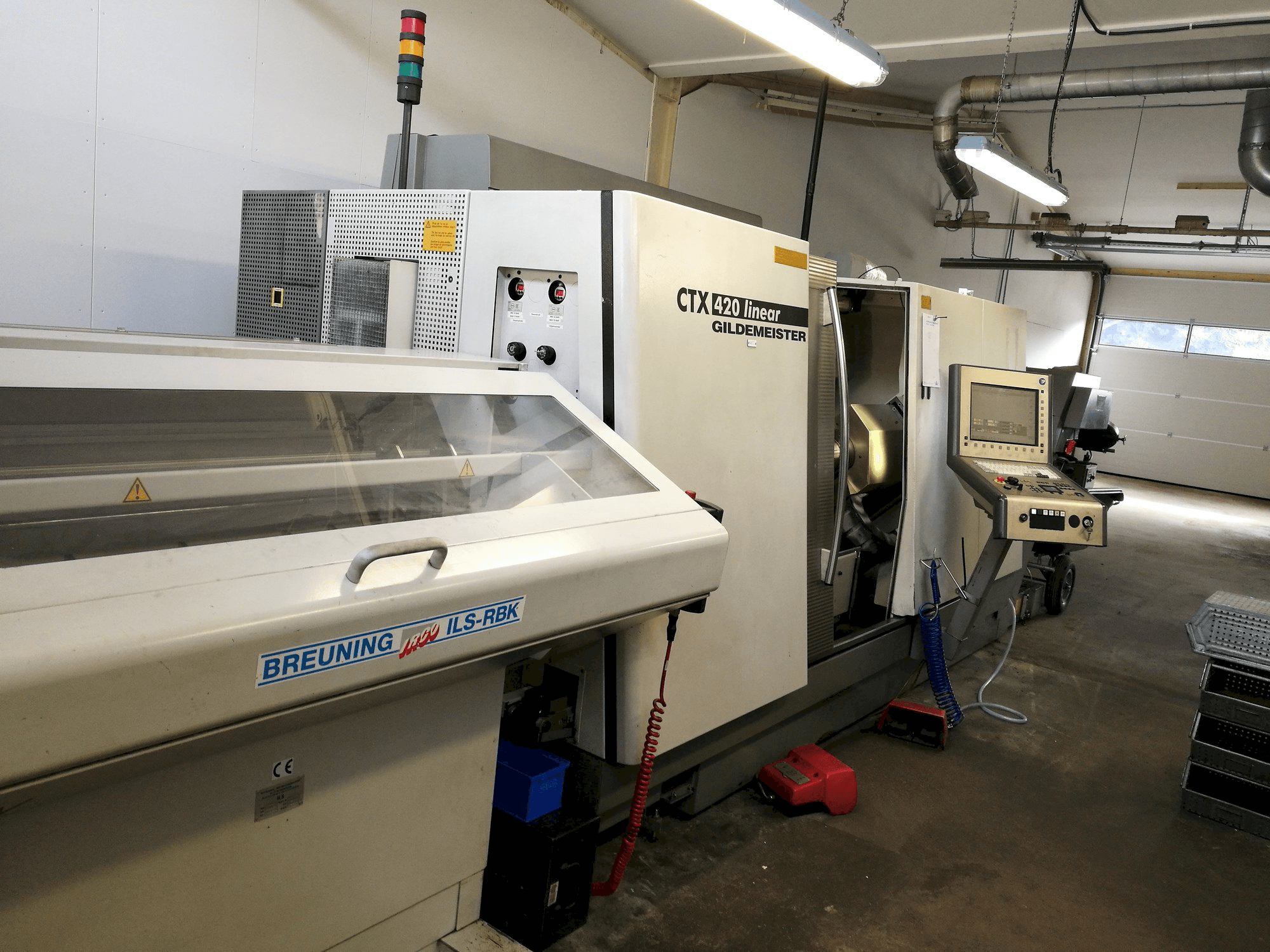 Gildemeister CTX 420 linear / V6-maskinen framifrån