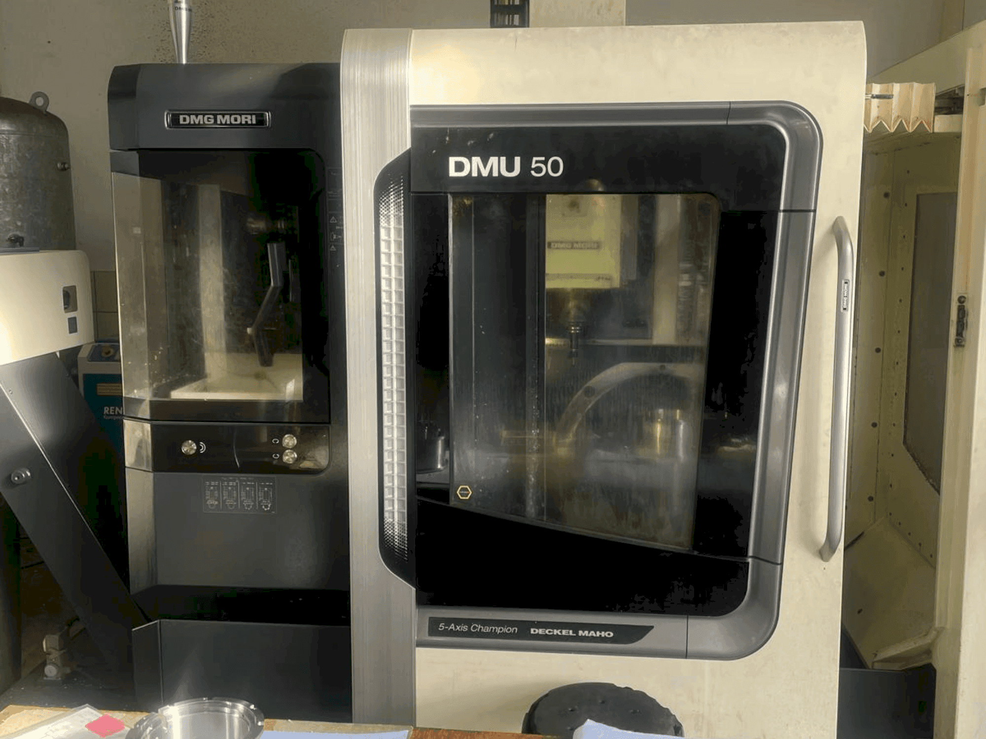 DMG MORI DMU 50-maskinen framifrån
