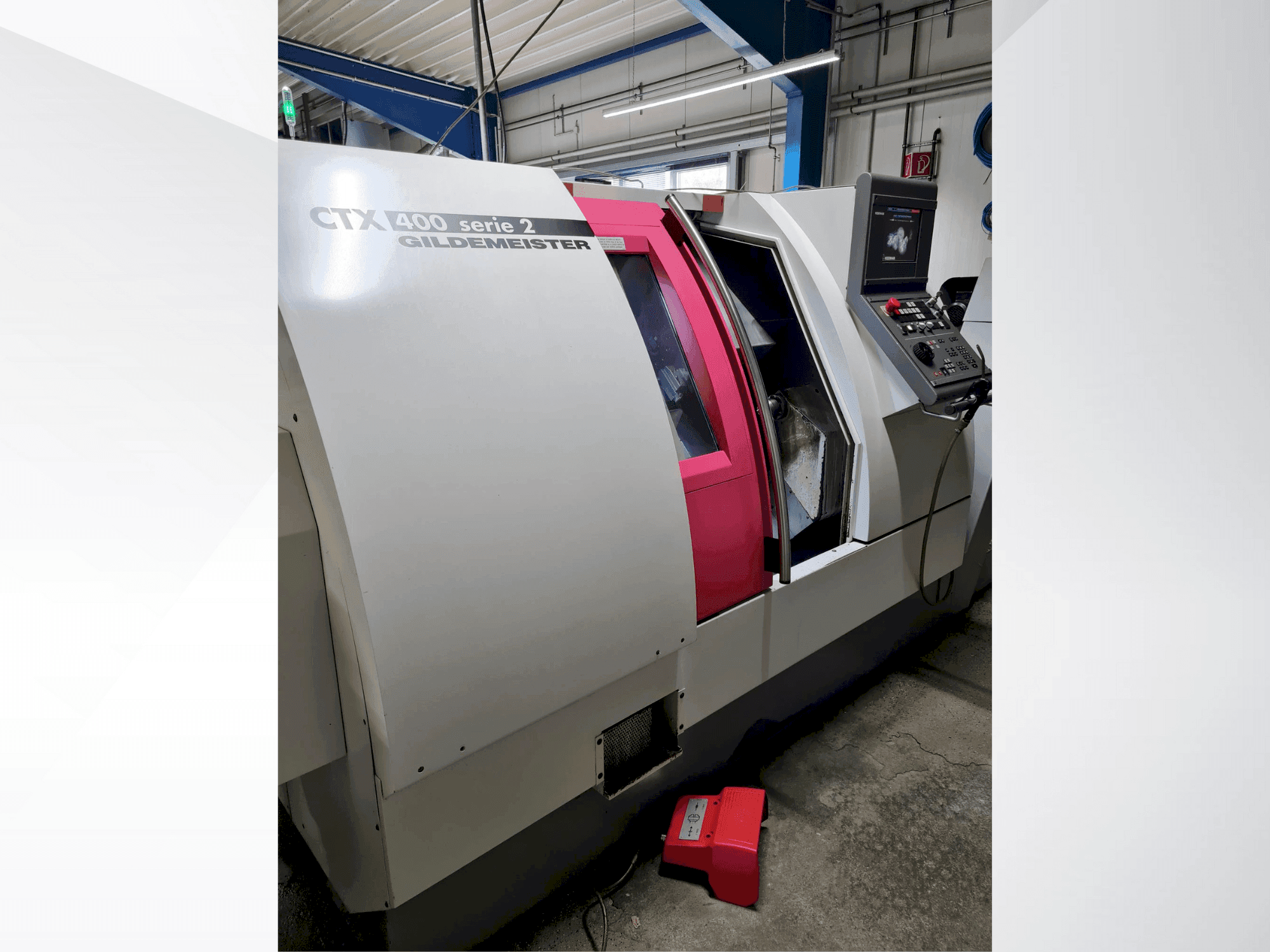 Gildemeister CTX 400 S2-maskinen framifrån