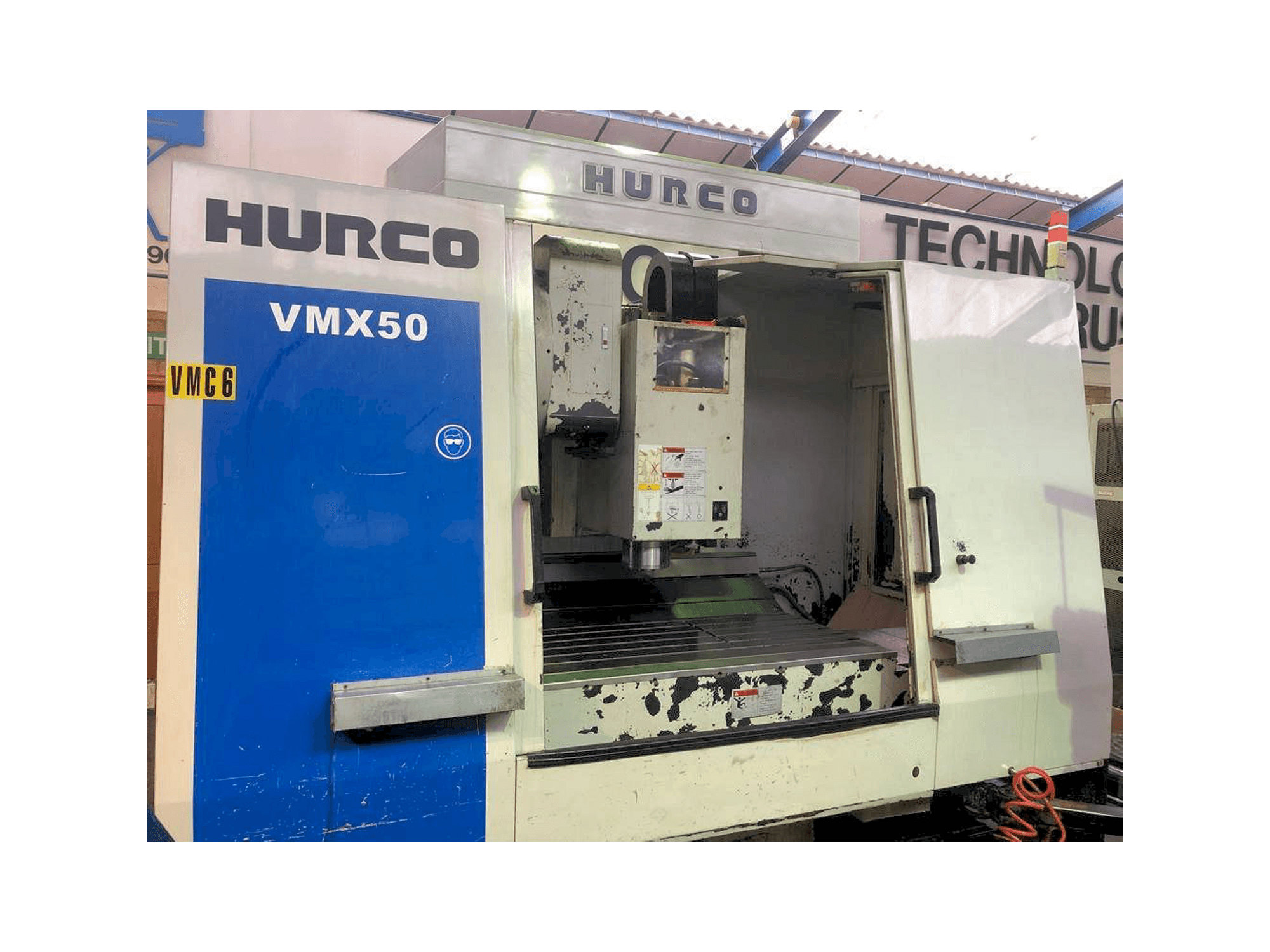 Hurco VMX 50/40T-maskinen framifrån