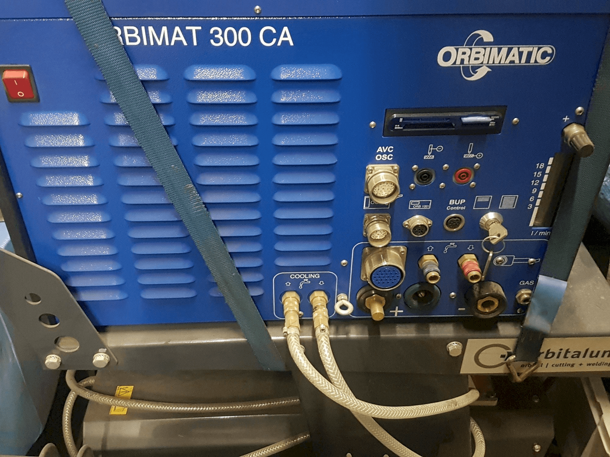 Orbitalum ORBIMAT 300 CA AVC/OSC-maskinen framifrån