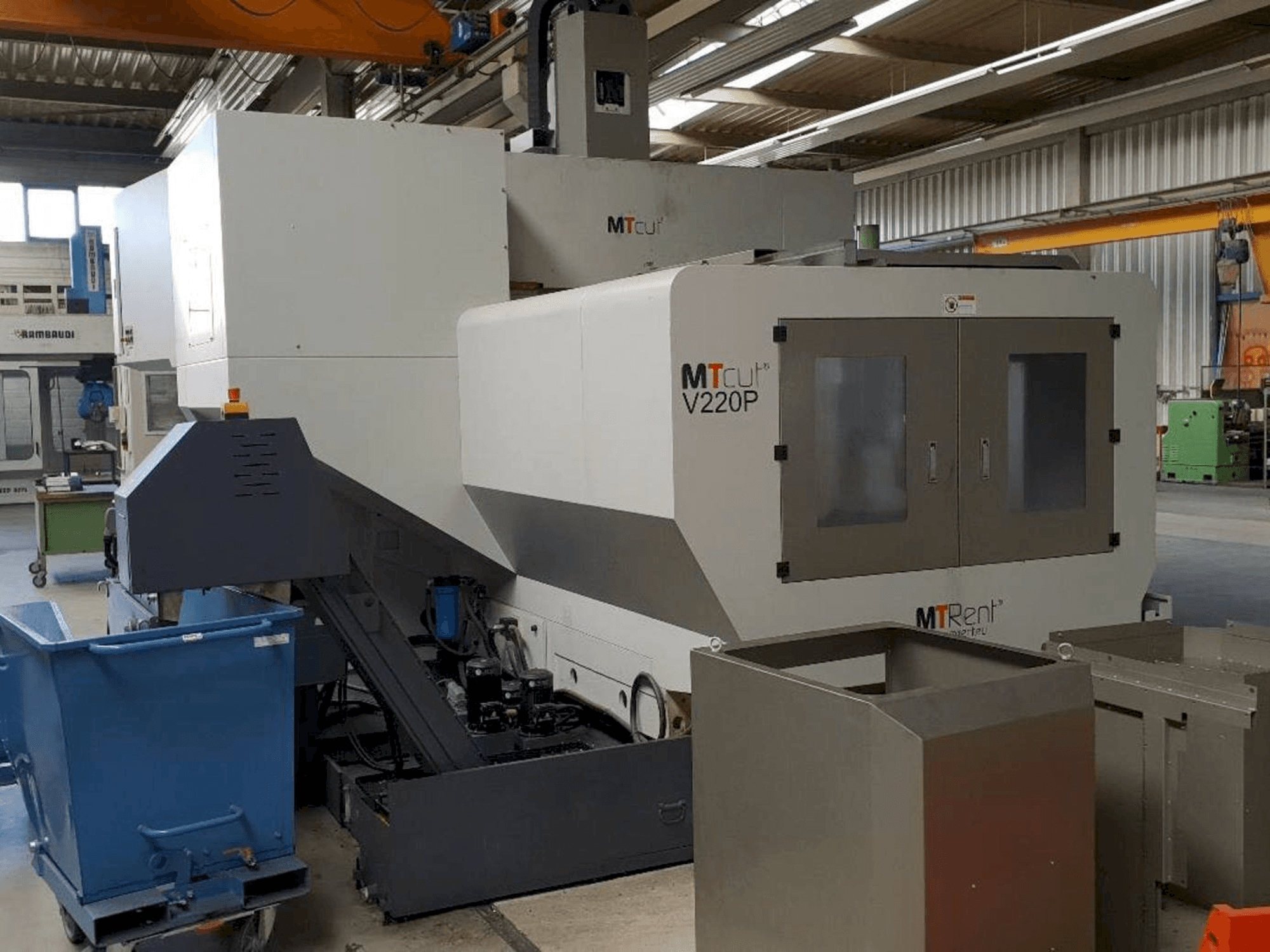 MTcut V220P-maskinen framifrån