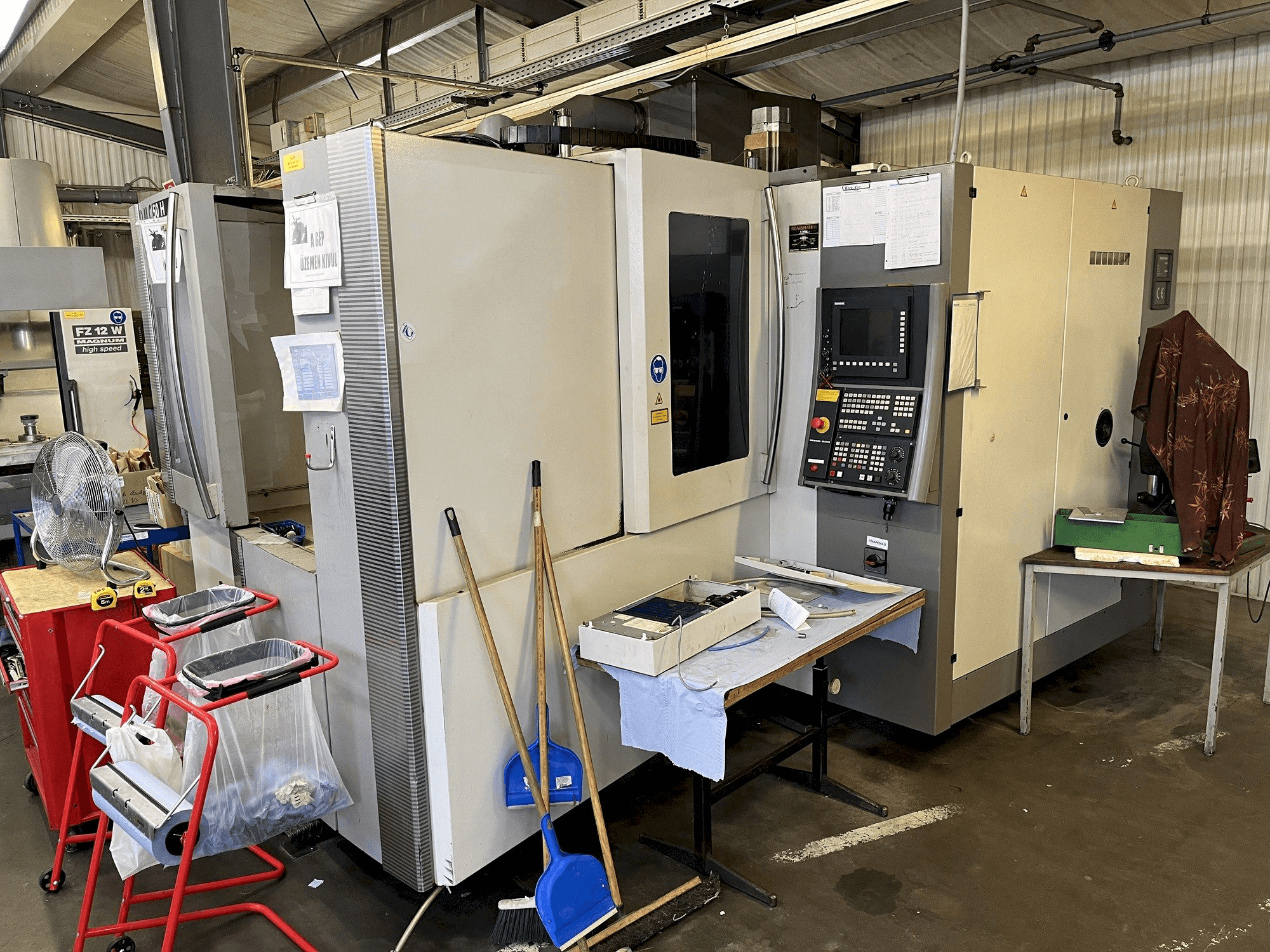 DMG MORI DMC 50H-maskinen framifrån