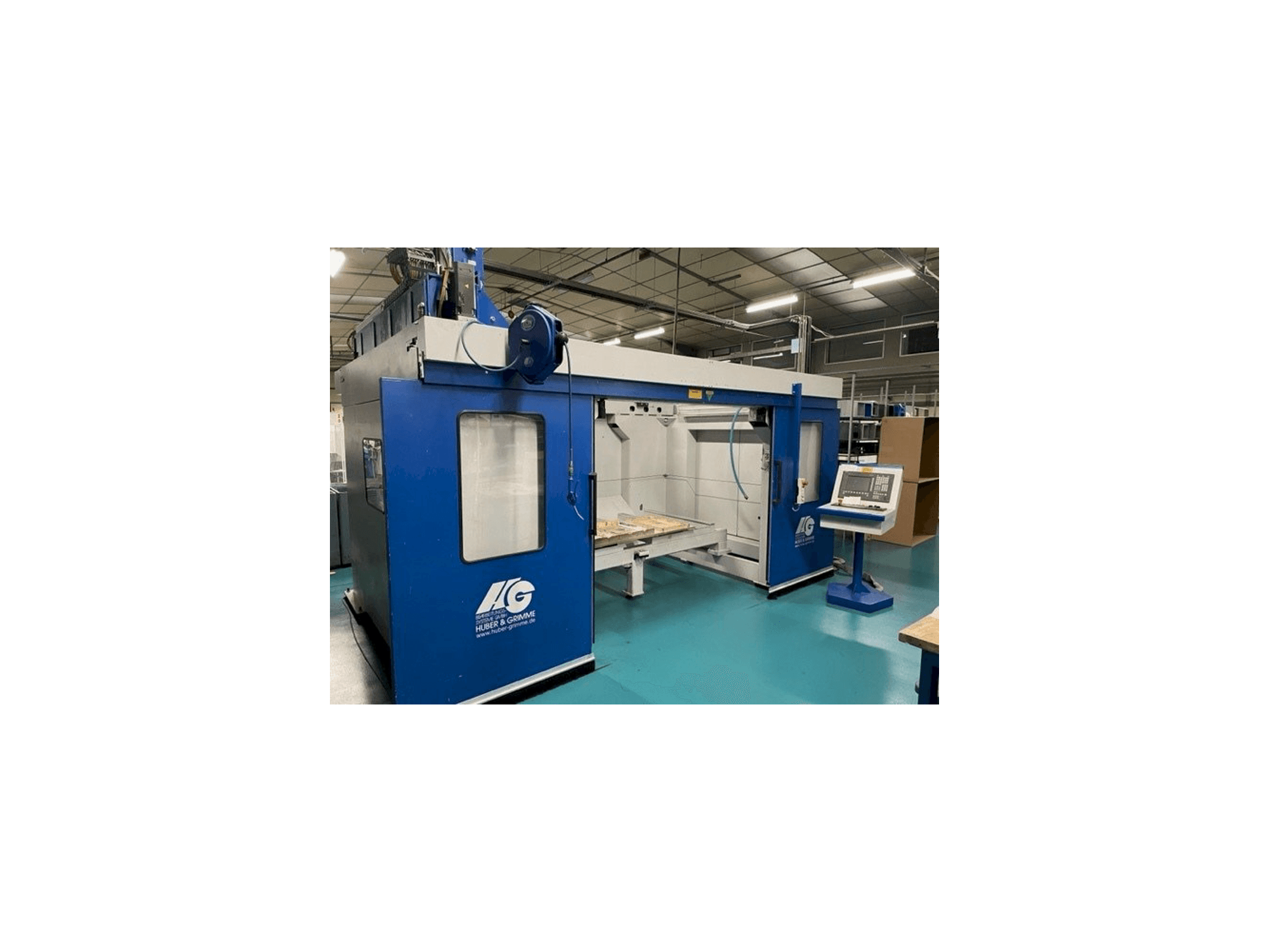 HG GRIMME GSF 20/10-maskinen framifrån