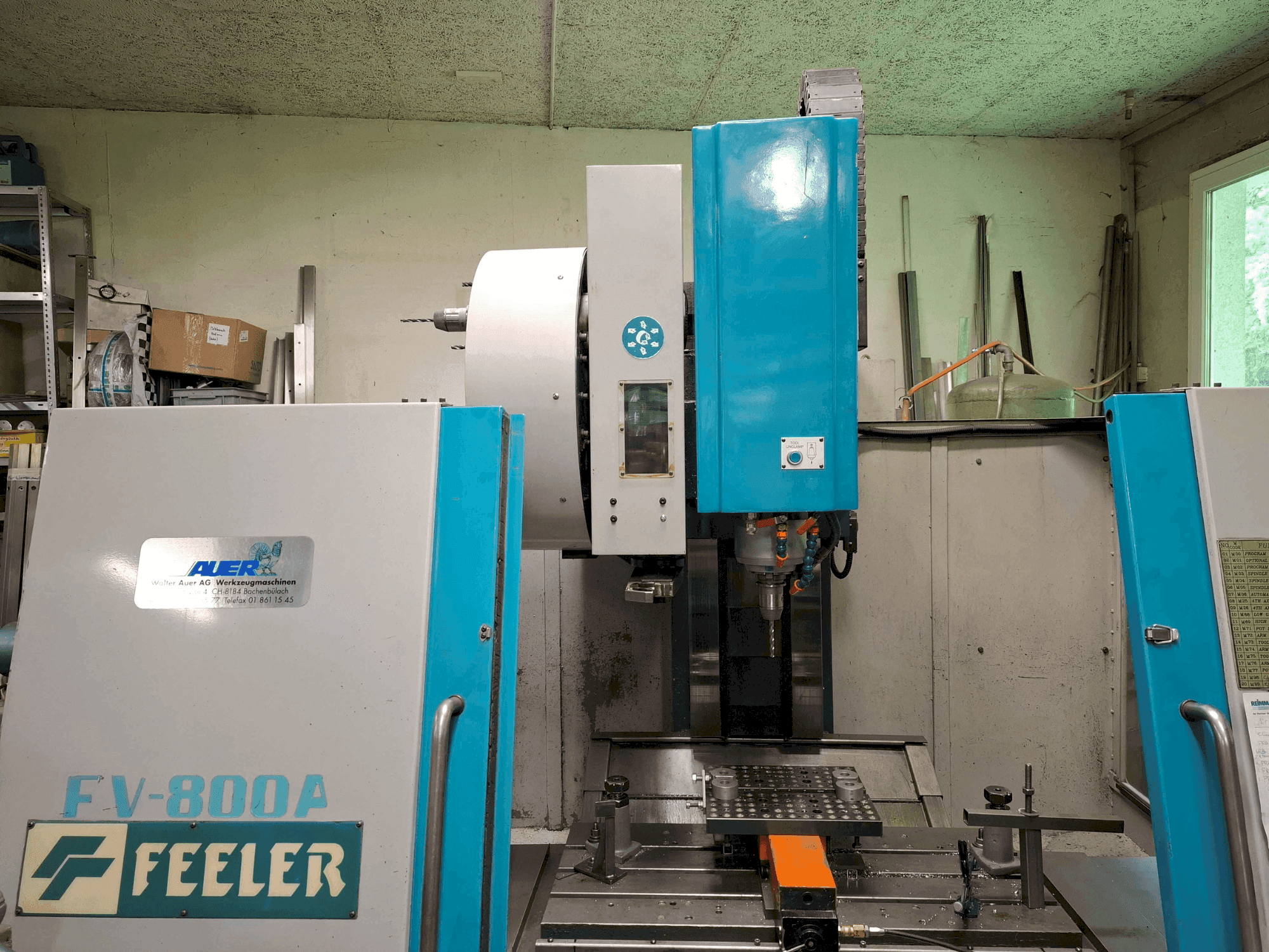 Feeler FV-800A-maskinen framifrån